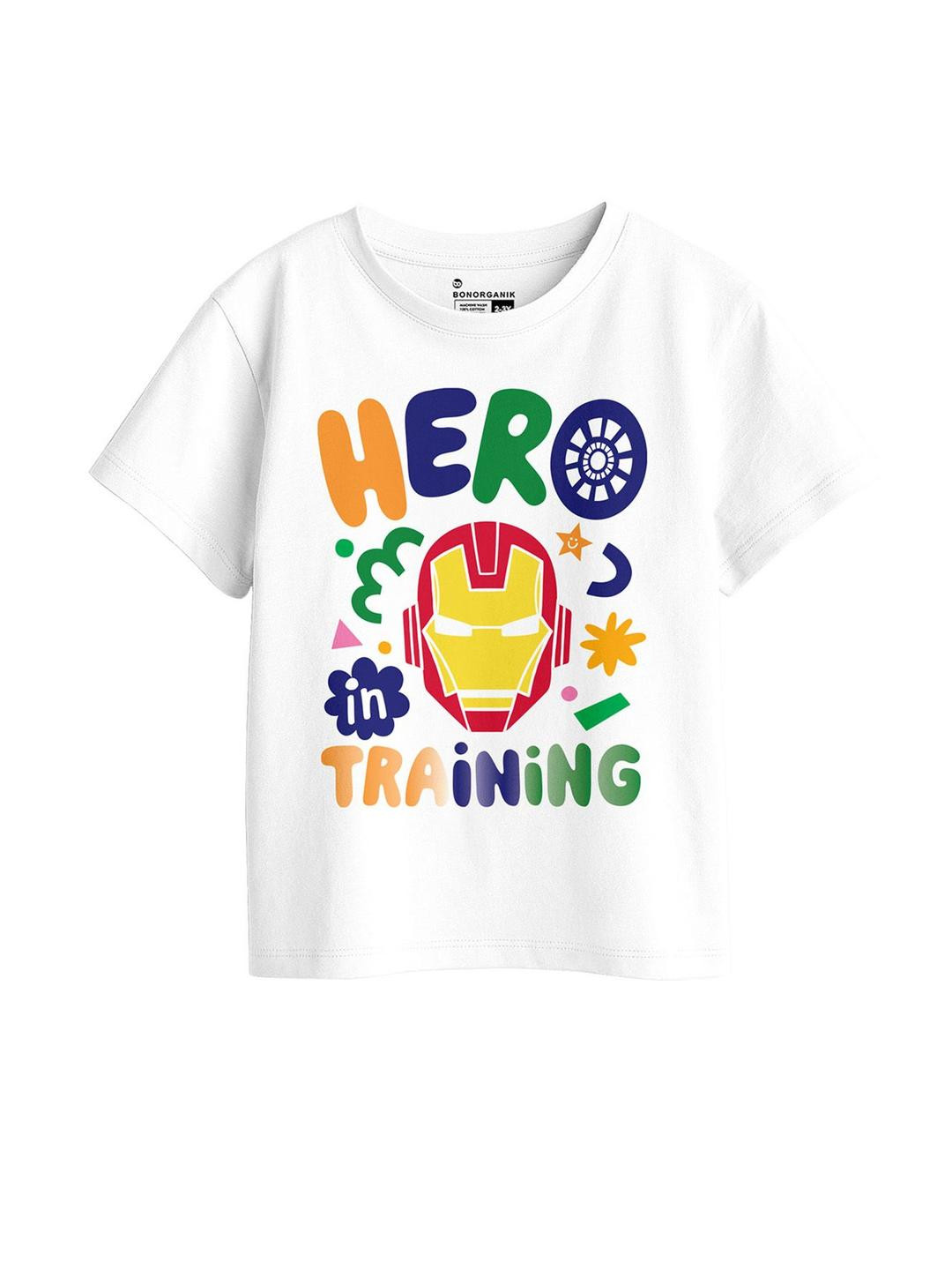 Bon organik Girls Marvel Hero's Independence Day Flag Tshirt