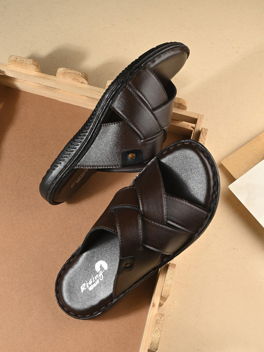 Rising Wolf Men Slip-On Comfort Sandals