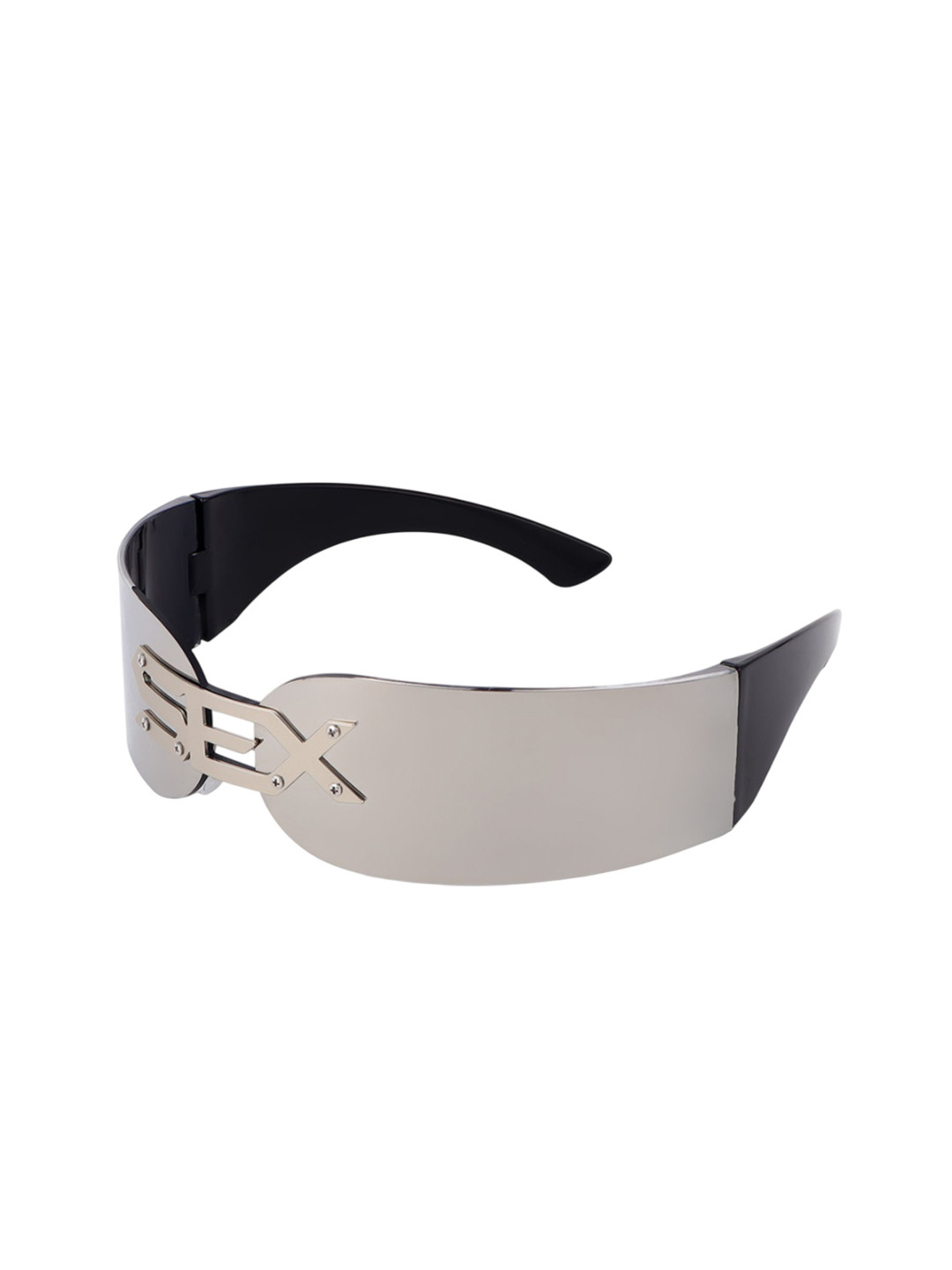 HASHTAG EYEWEAR Unisex Rimless Oval Polarized Frame Sunglasses