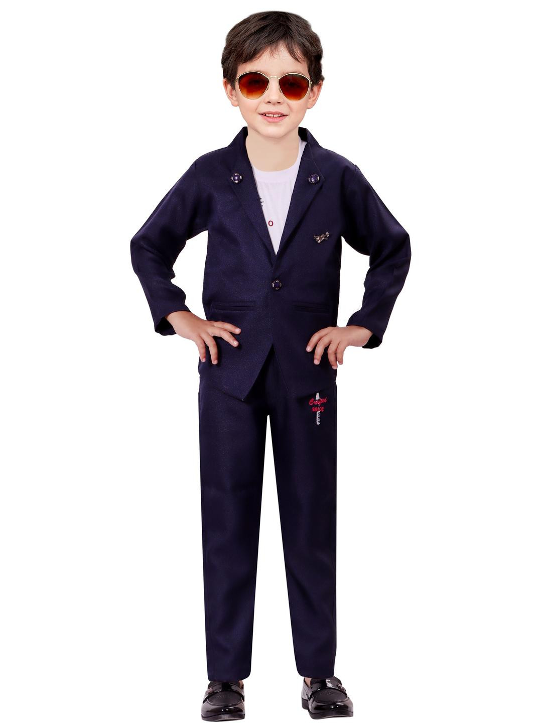RICHIE RICH Boys Single-Breasted Formal Blazer