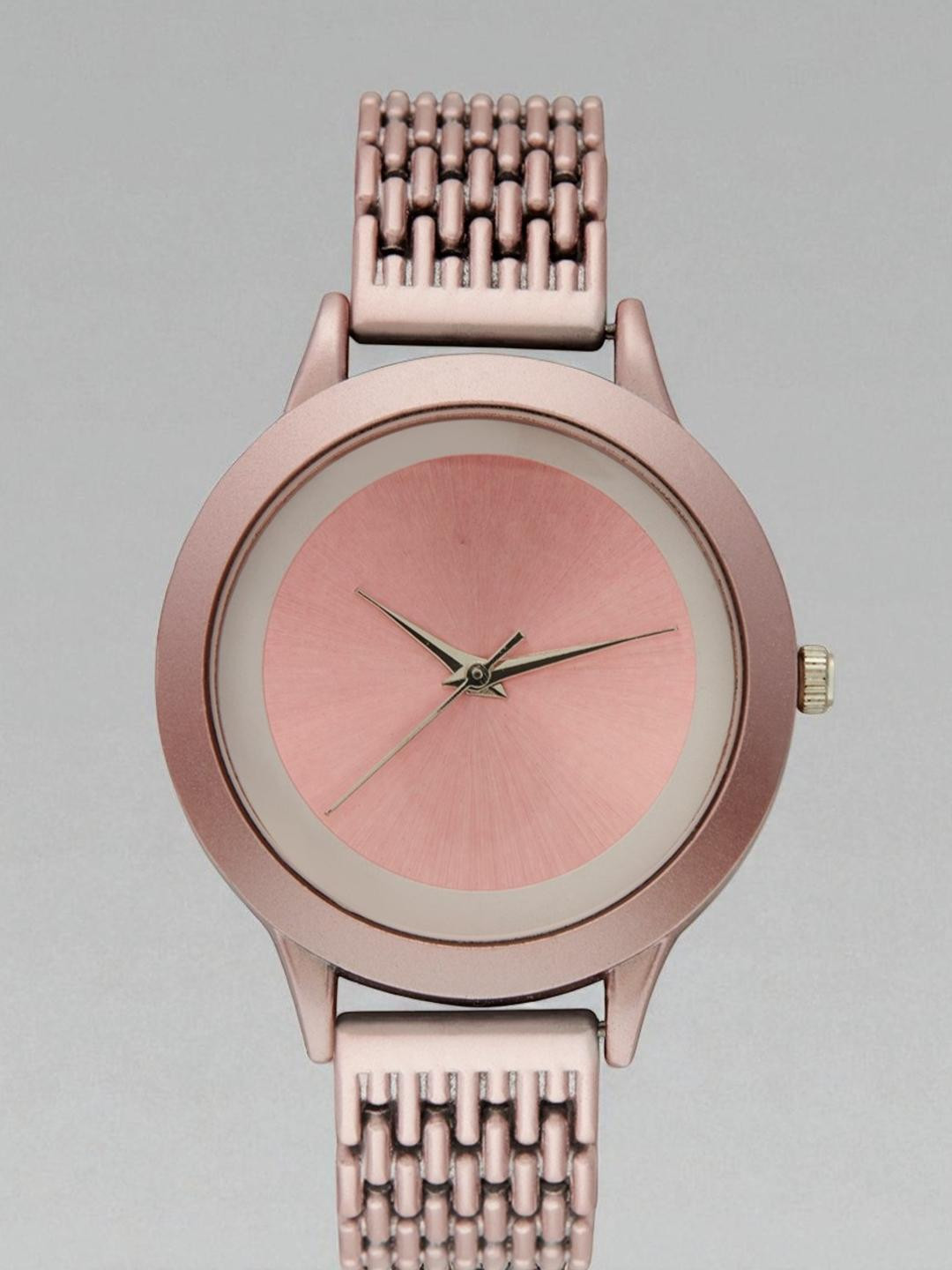 SZN Women Dial & Stainless Steel Straps Analogue Watch Laxi PinkDLSZNS