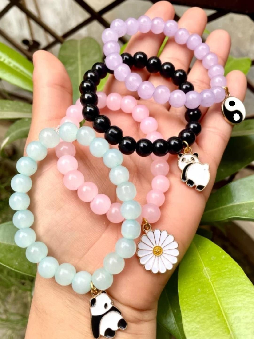 ARISTAL Jewellery Multistrand 4 Mix Bracelet Combo