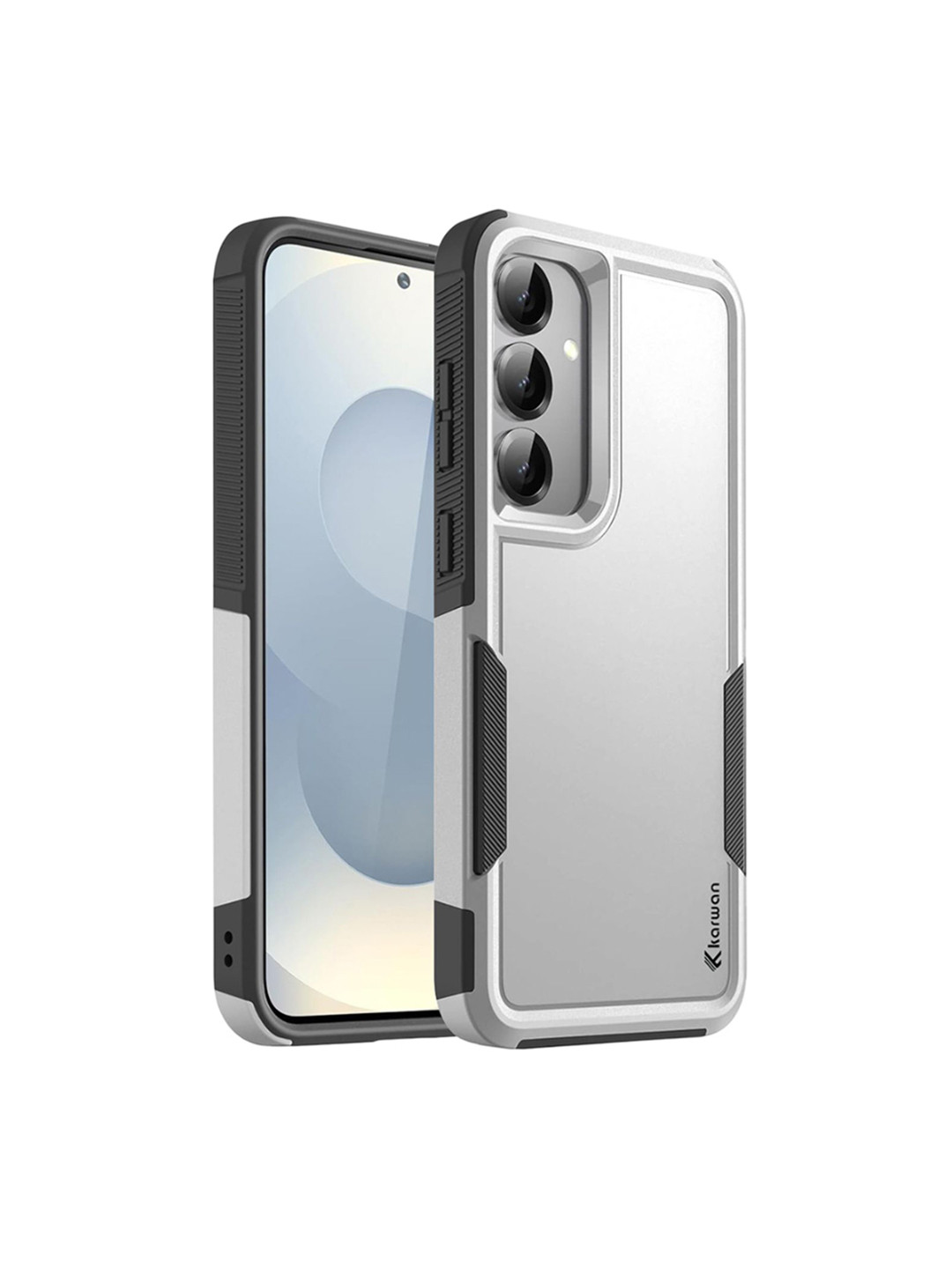 KARWAN Rugged Dual Layer Back Case Cover for Samsung S24 Plus Samsung S25 Plus