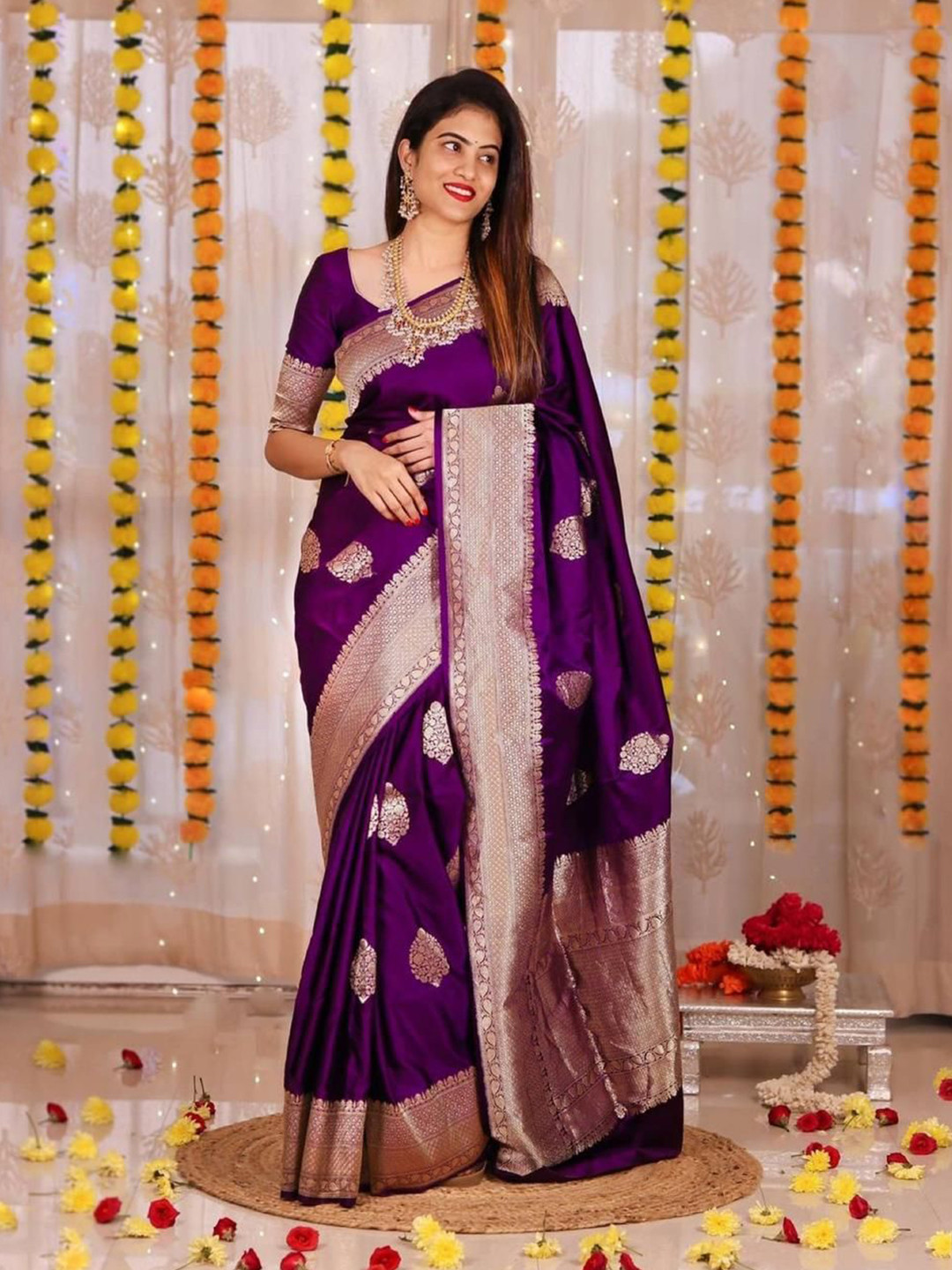 Parampara Ethnic Woven Design Designer Banarasi Saree