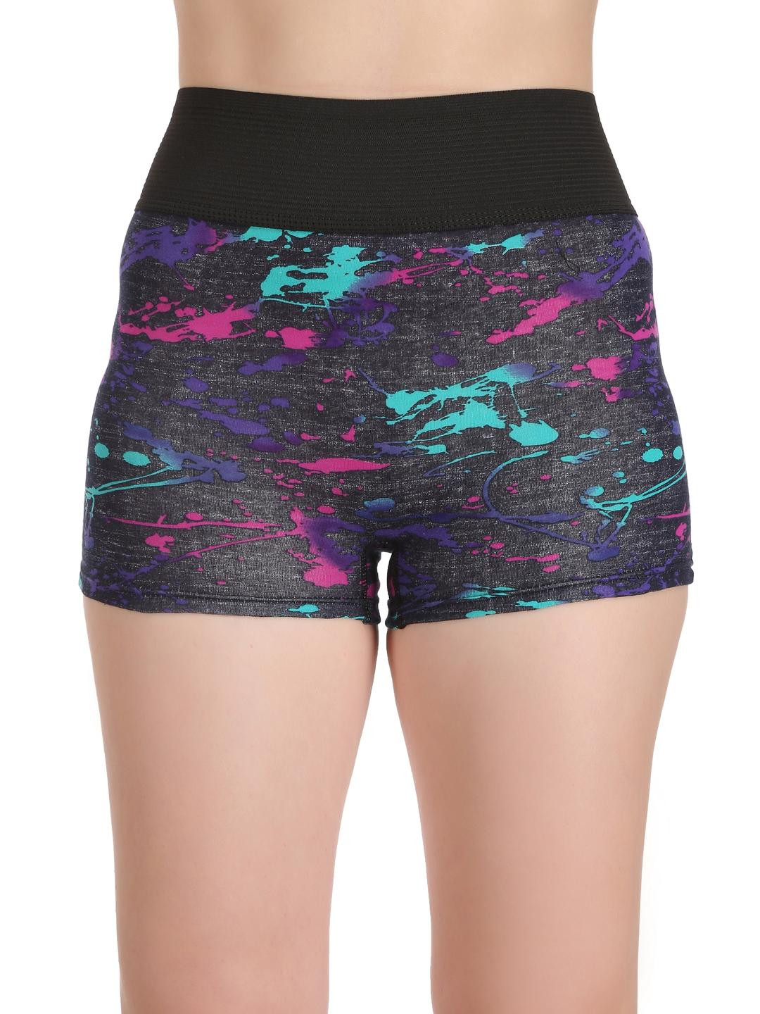 SELFCARE Womens Soft Cotton Printed High Rise Boy Short Panty