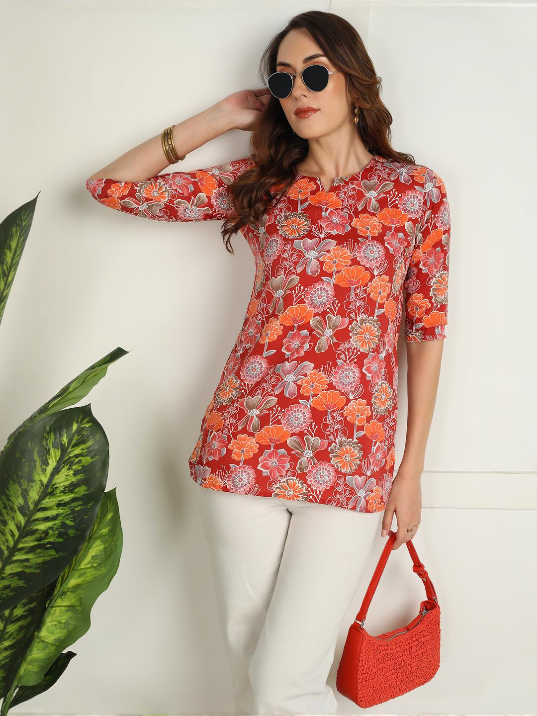 KILLARI Women Floral Printed Kurti