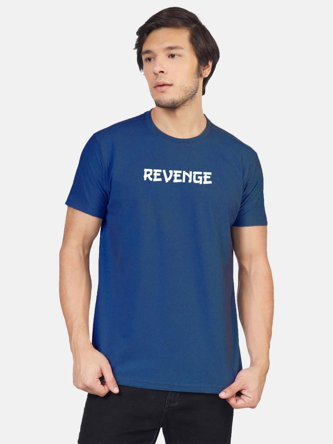 Greylongg Yorksteadd 2076 Indigo Bunting Men Typography Printed Round Neck T-shirt