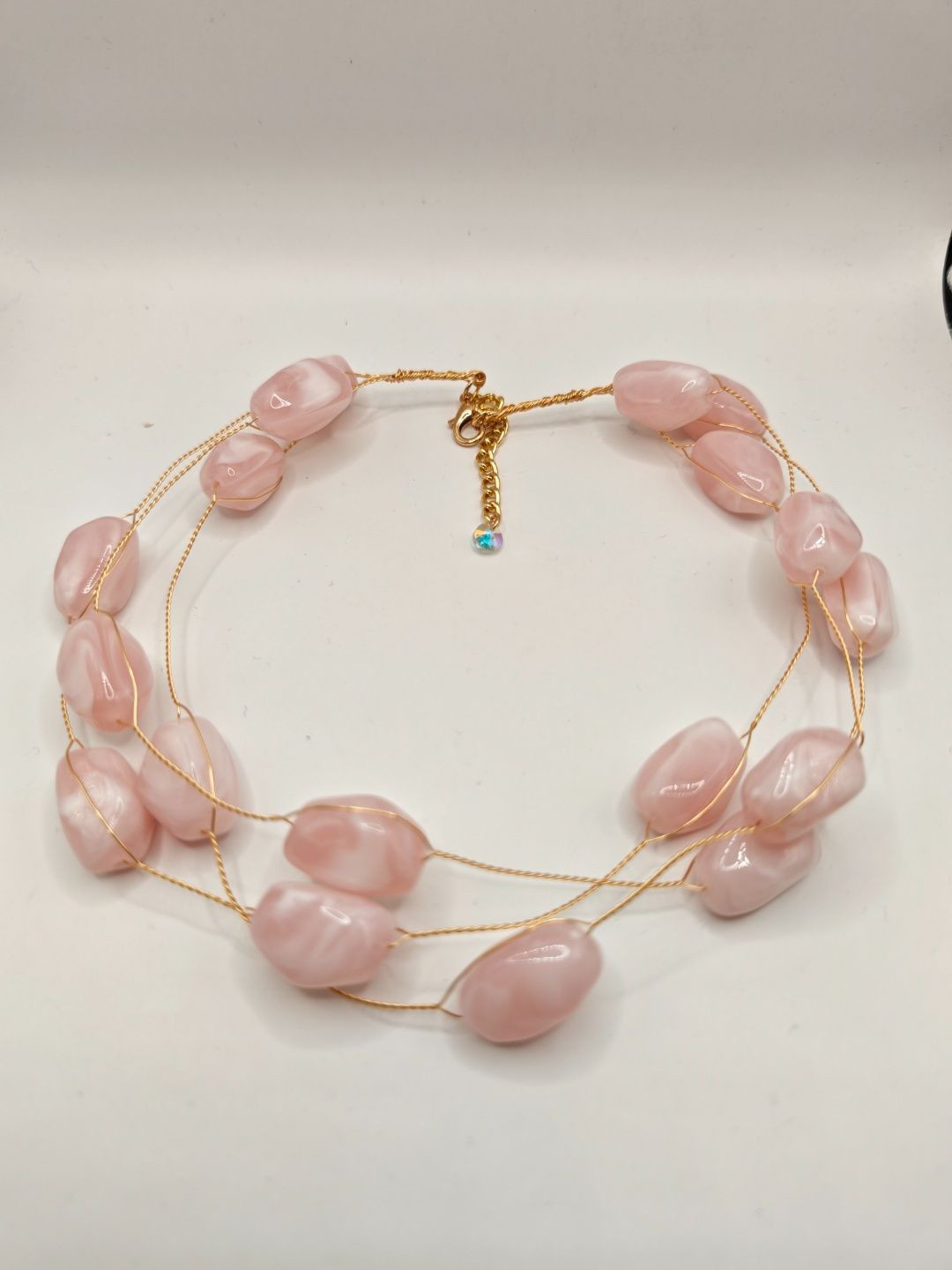 SAPRAA TRENDS Gold-Plated Beaded Layered Necklace