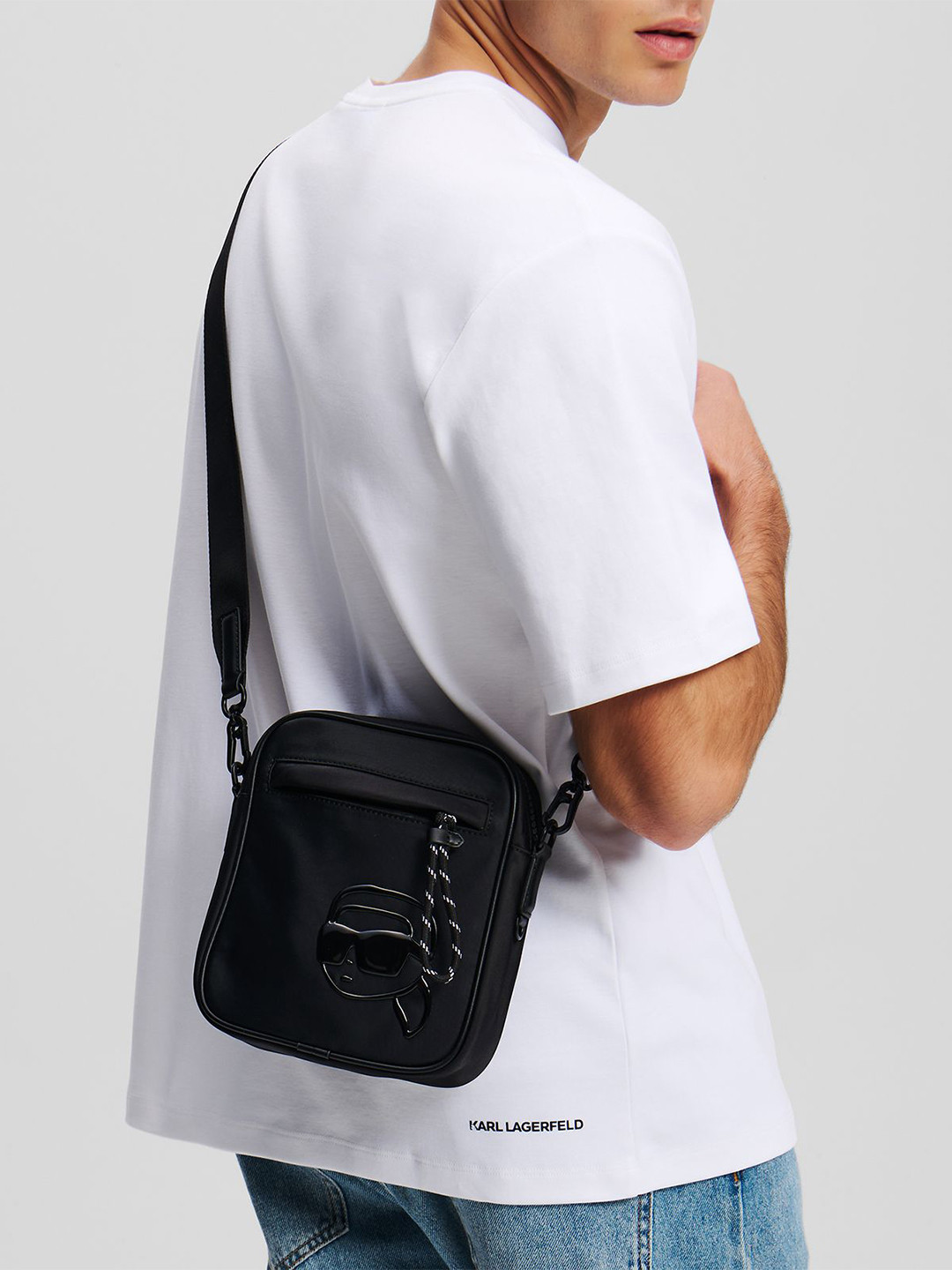 Karl Lagerfeld Structured Sling Bag
