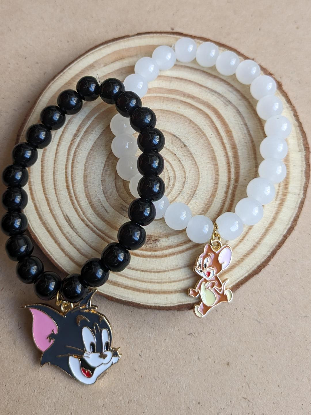 ARISTAL Jewellery Elasticated Tom & Jerry Bracelet