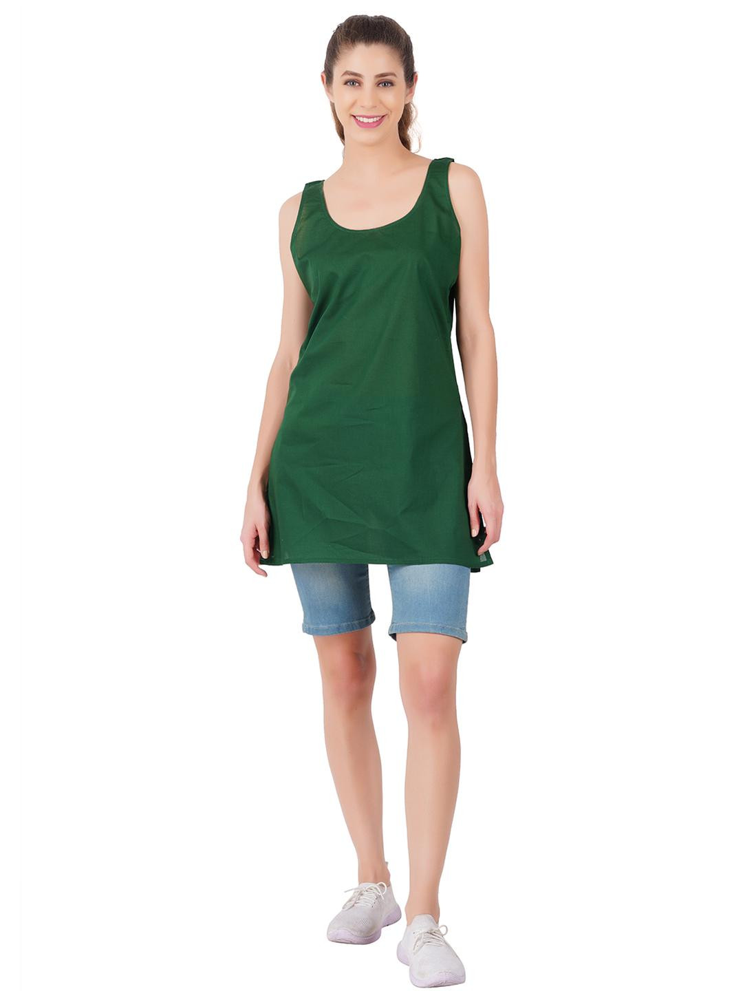 Happy Bunny Pair of 2 Women Cotton Thigh Length Inner Slip Camisoles