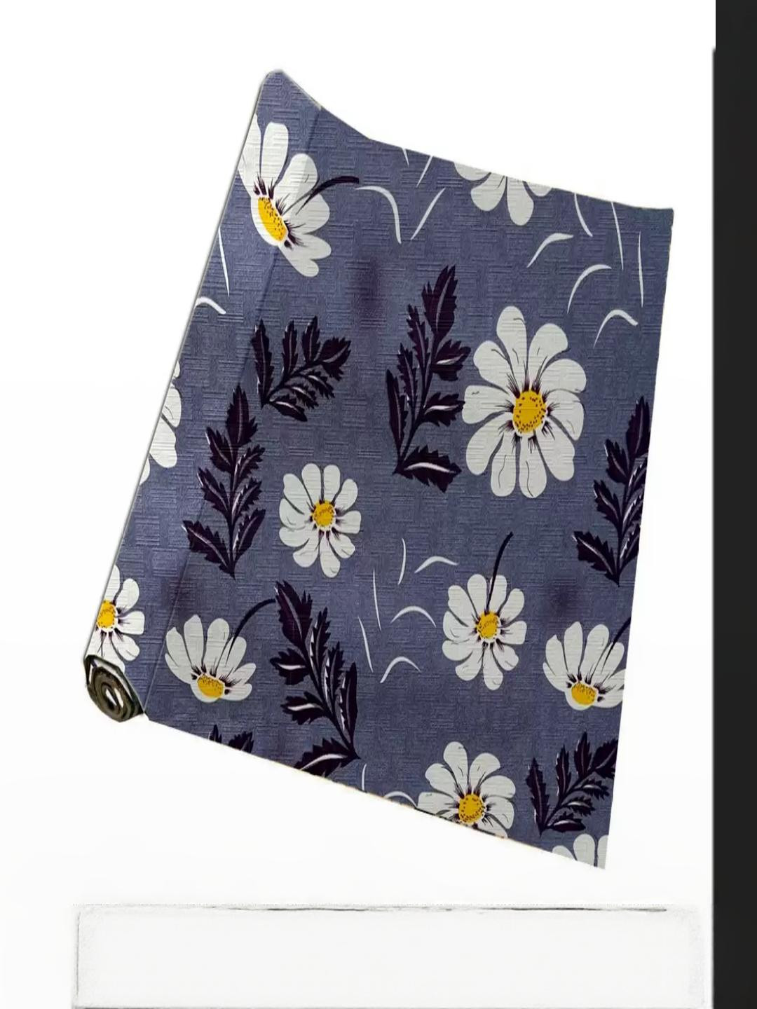 Furnish Flow Blue Flower 5 Meter Roll-Multi