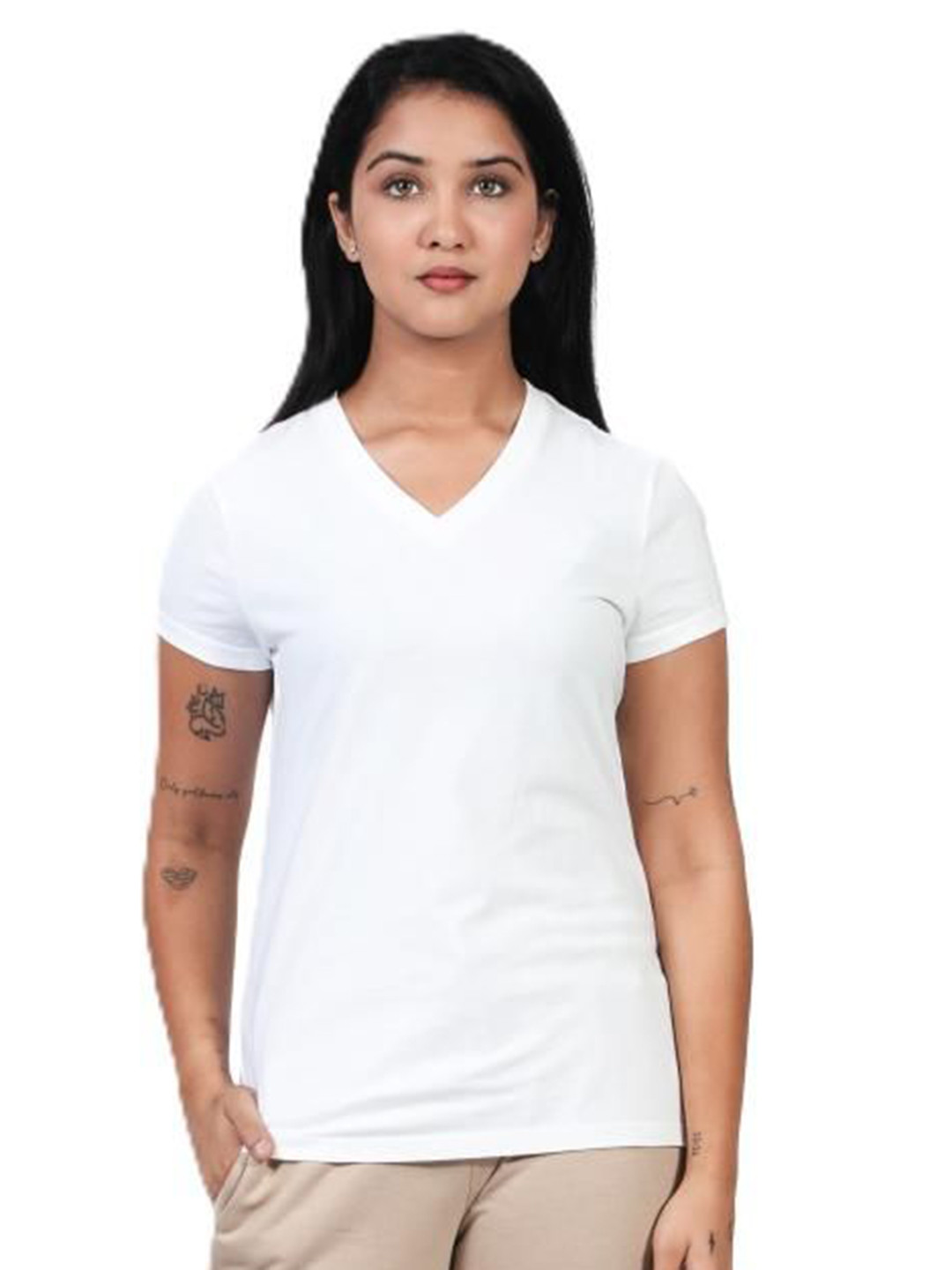 EcoLove Women V-Neck Dry Tech T-shirt