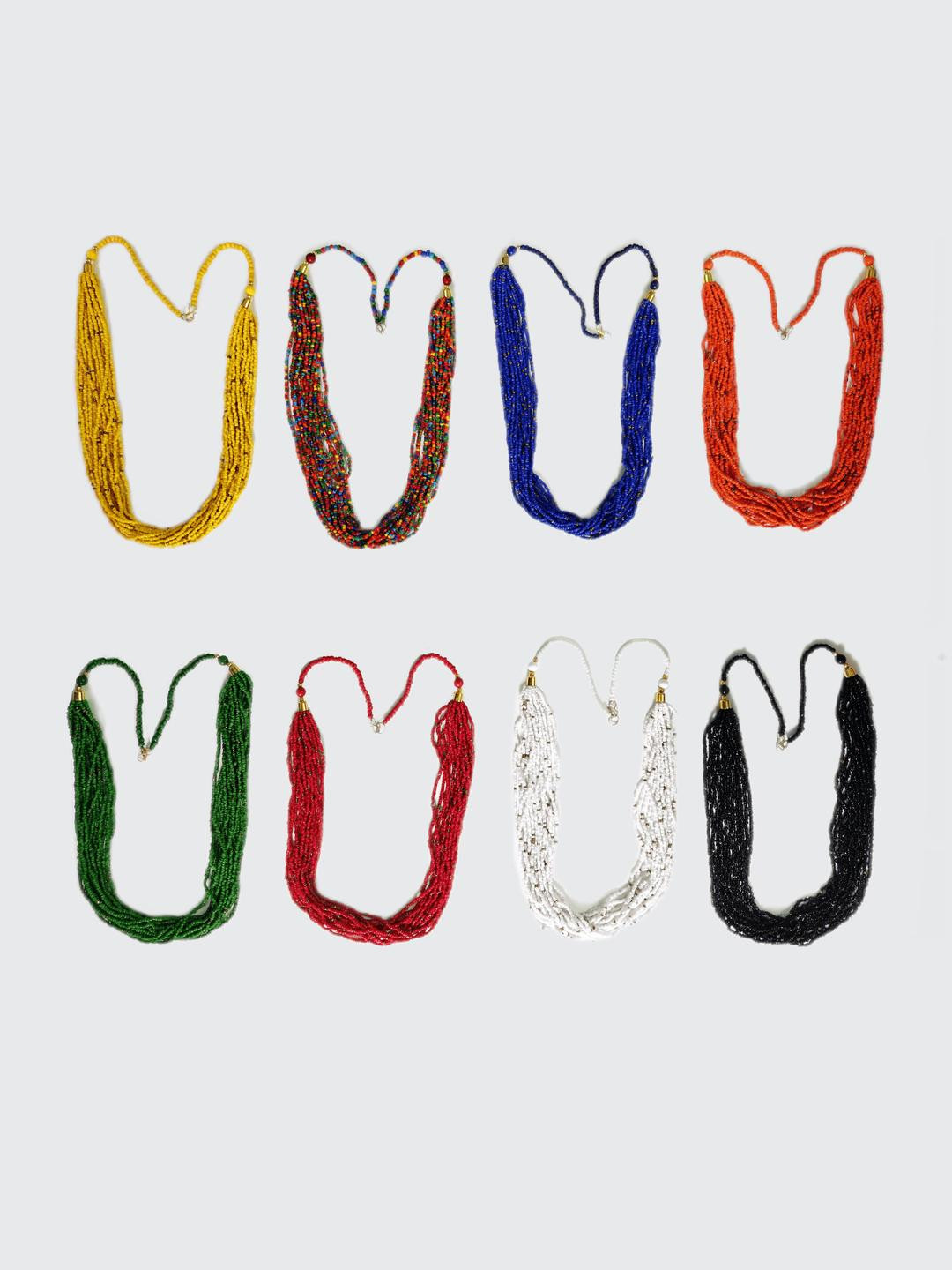 Grace Collections Set of 8 Women Multicolor Neckwear