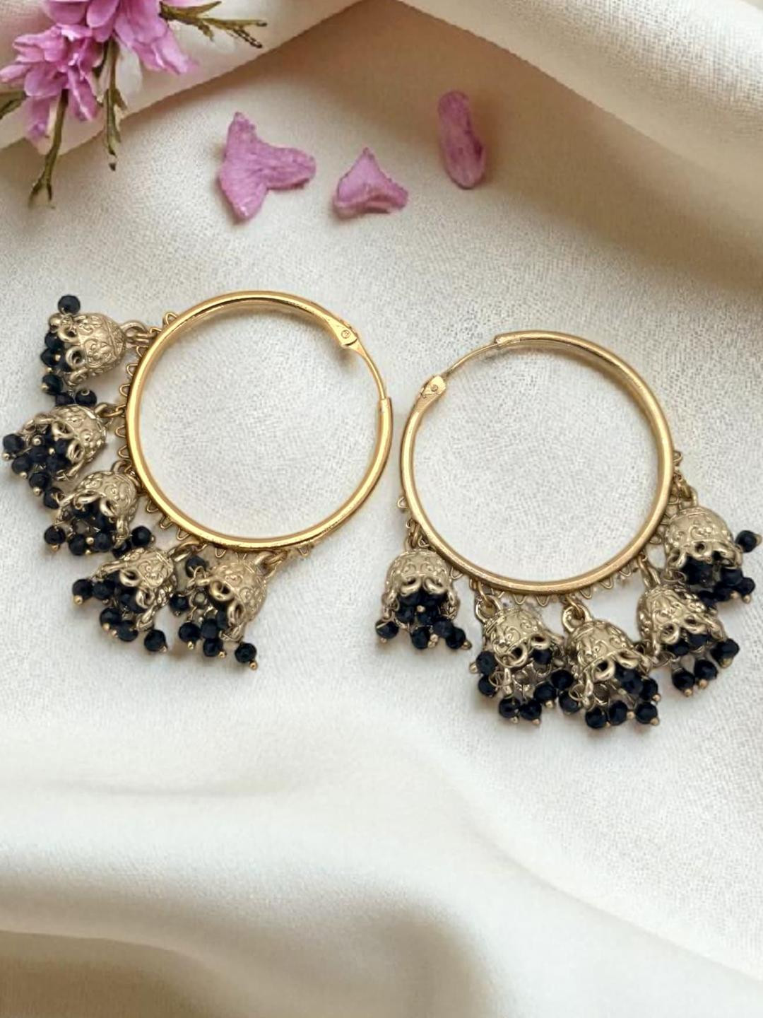 BFC - BUY FOR CHANGE Gold-Plated Jhumkas Earrings