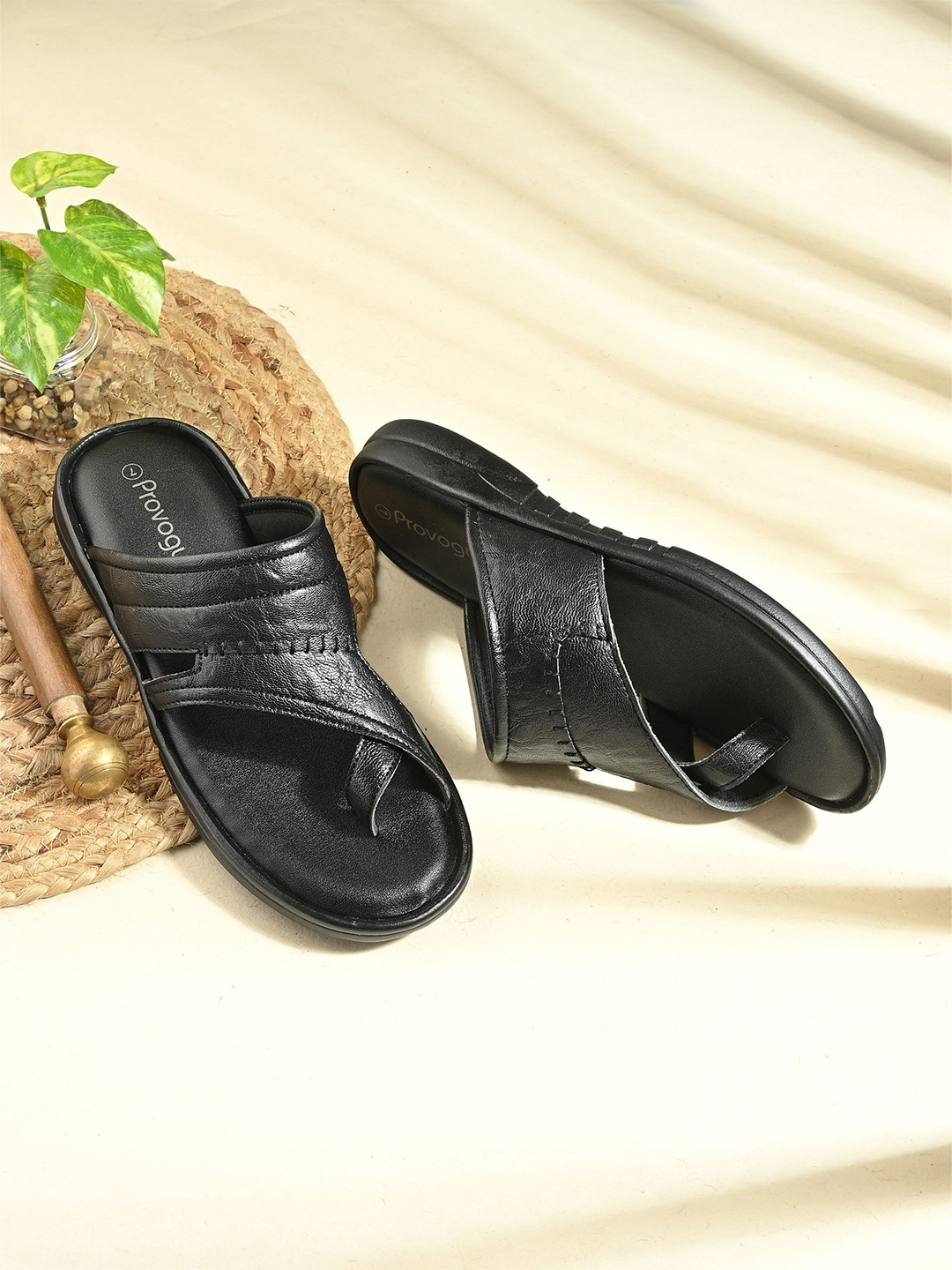 Provogue Men Ultralite Comfort Casual Slip On Sandals