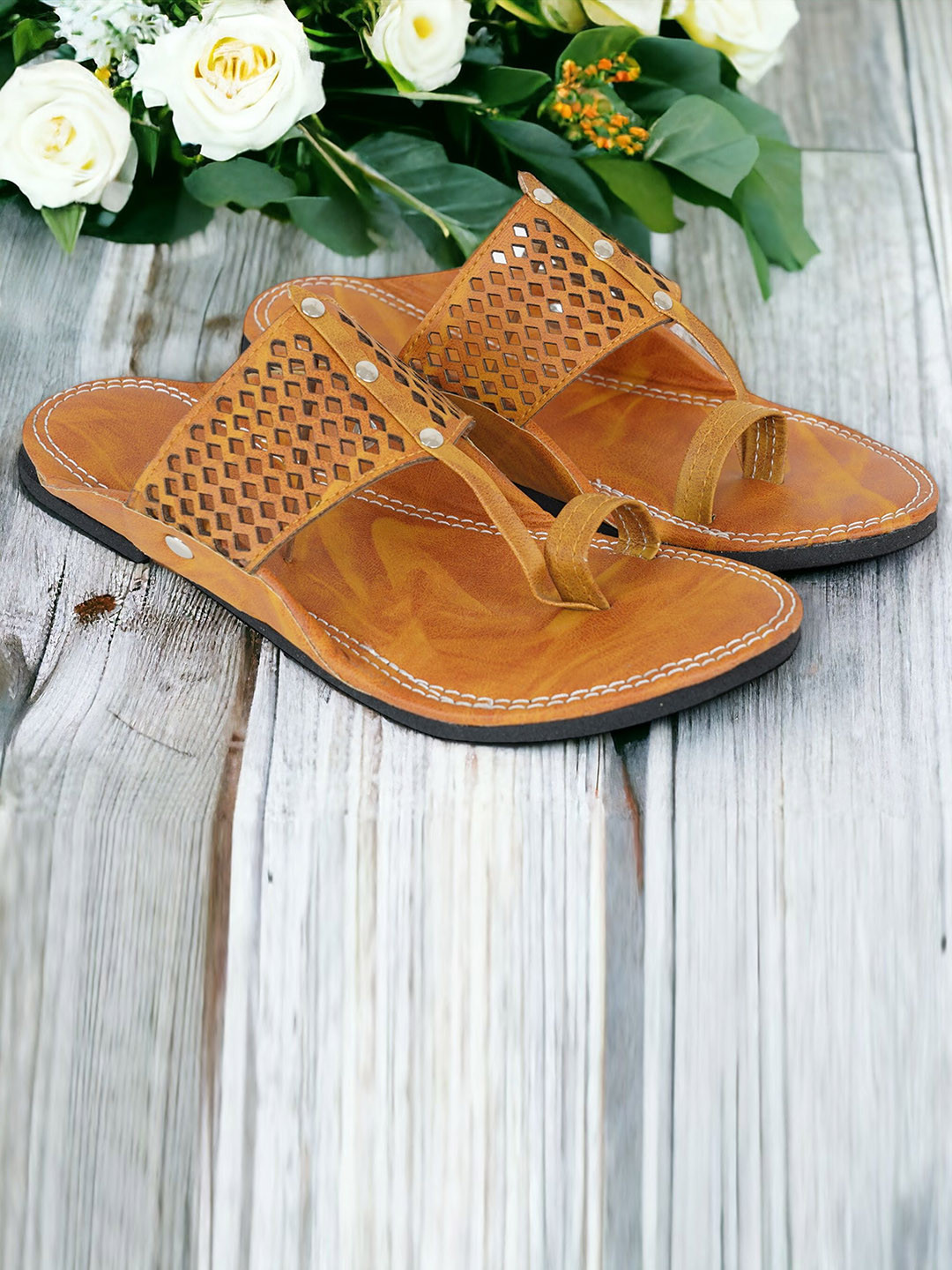 DFR Men Ethnic One Toe Comfort Sandals