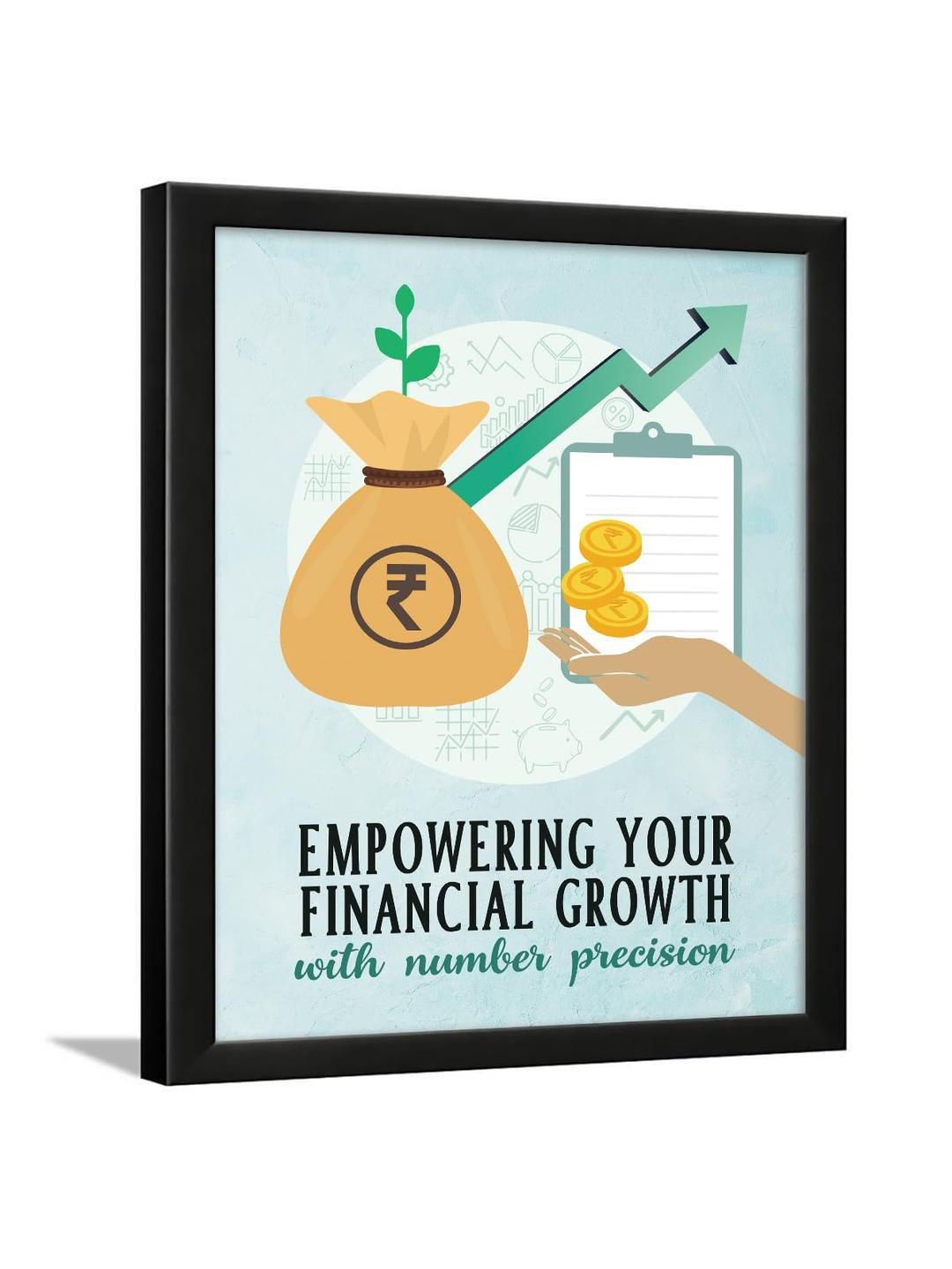 Chaka Chaundh Blue & Beige MDF And Wood Wall Paintings