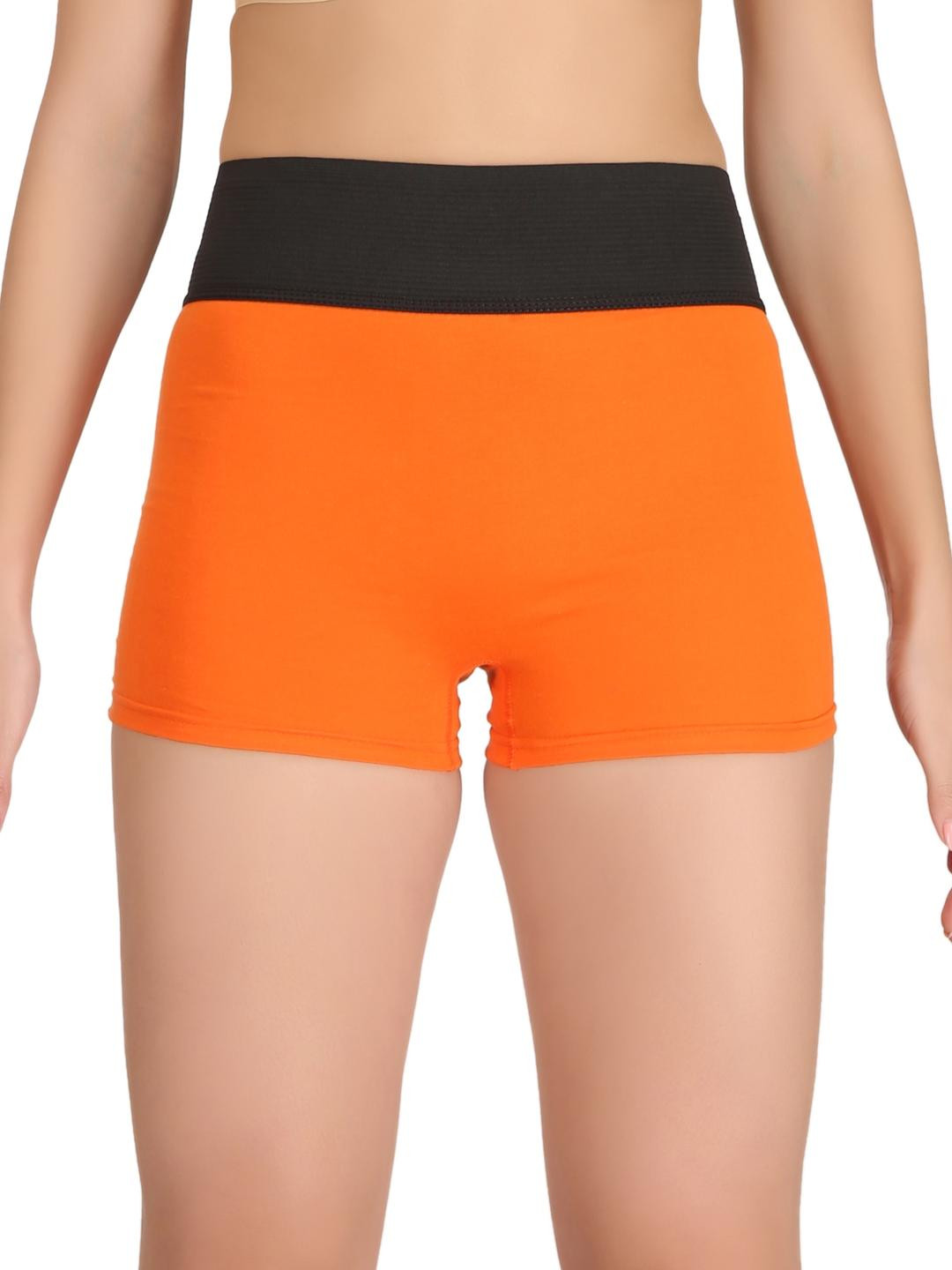 SELFCARE Women Cotton Blend Seamless High-Rise Boy Shorts