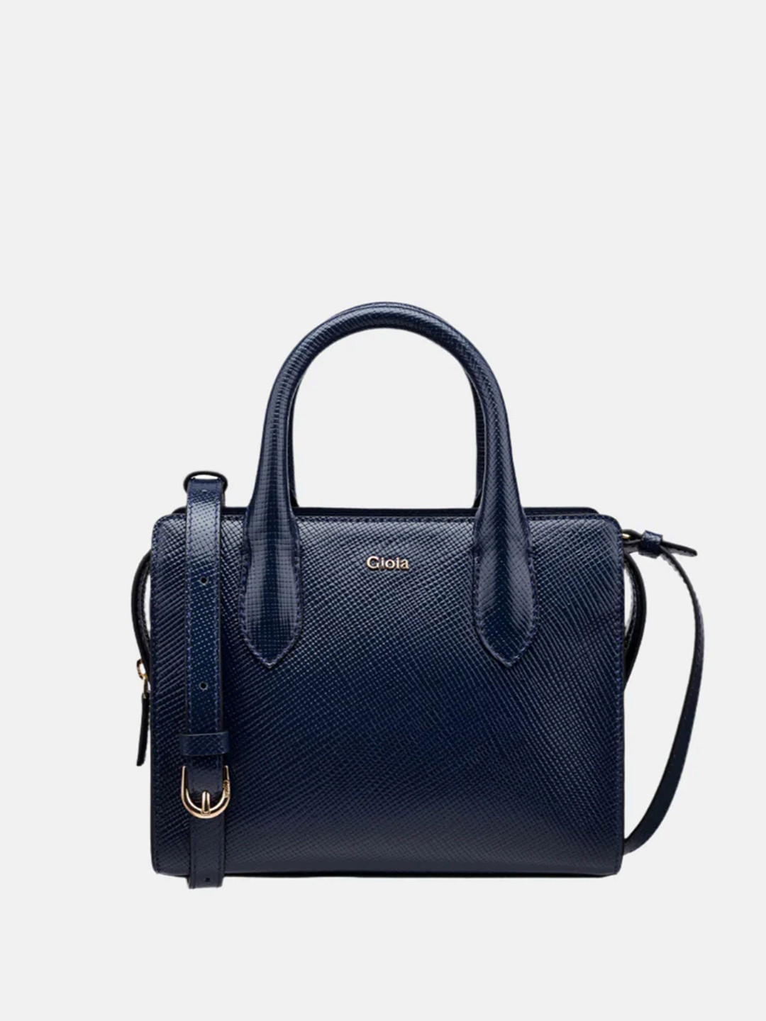 GIOIA Solid Textured Leather Bella Small Sling Bag