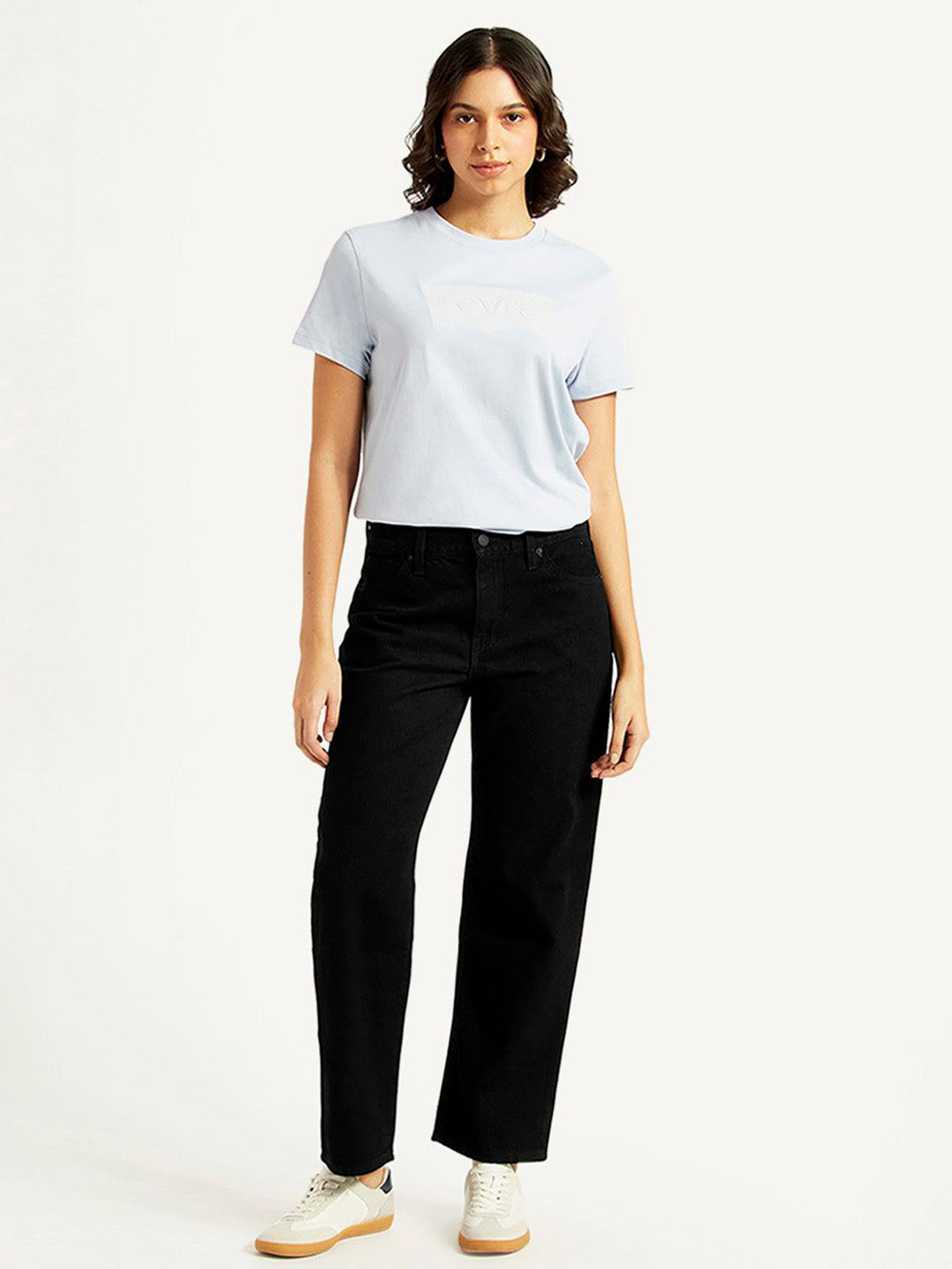 Levis Women Classic Regular Fit High-Rise Non Stretchable Cotton Jeans