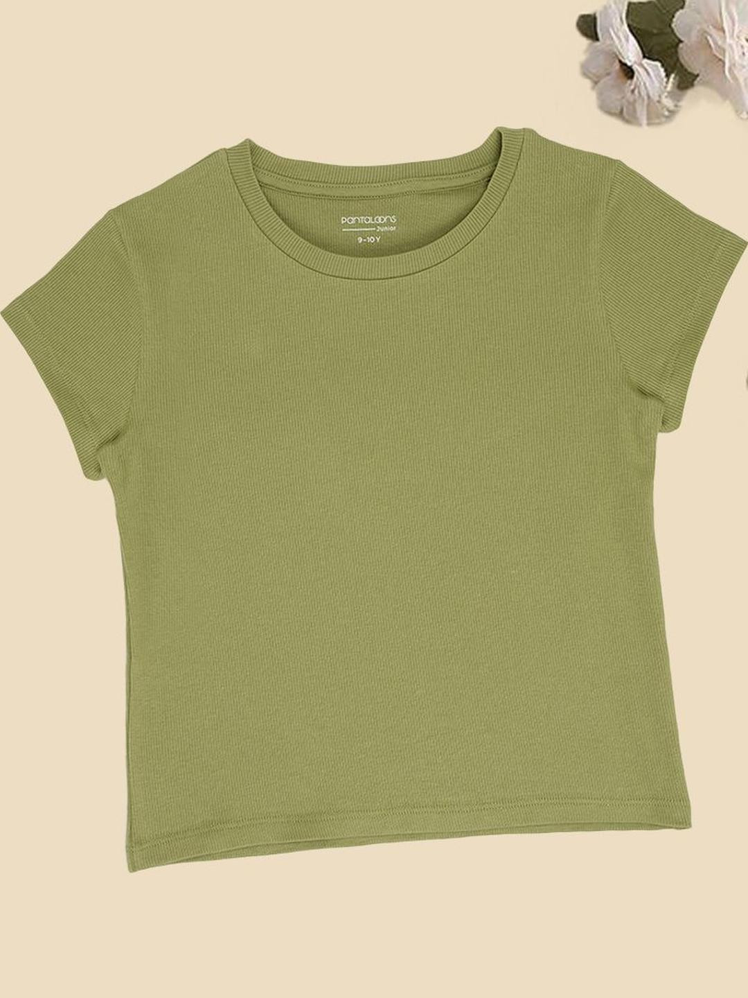 Pantaloons Junior Girls Round Neck T-shirt