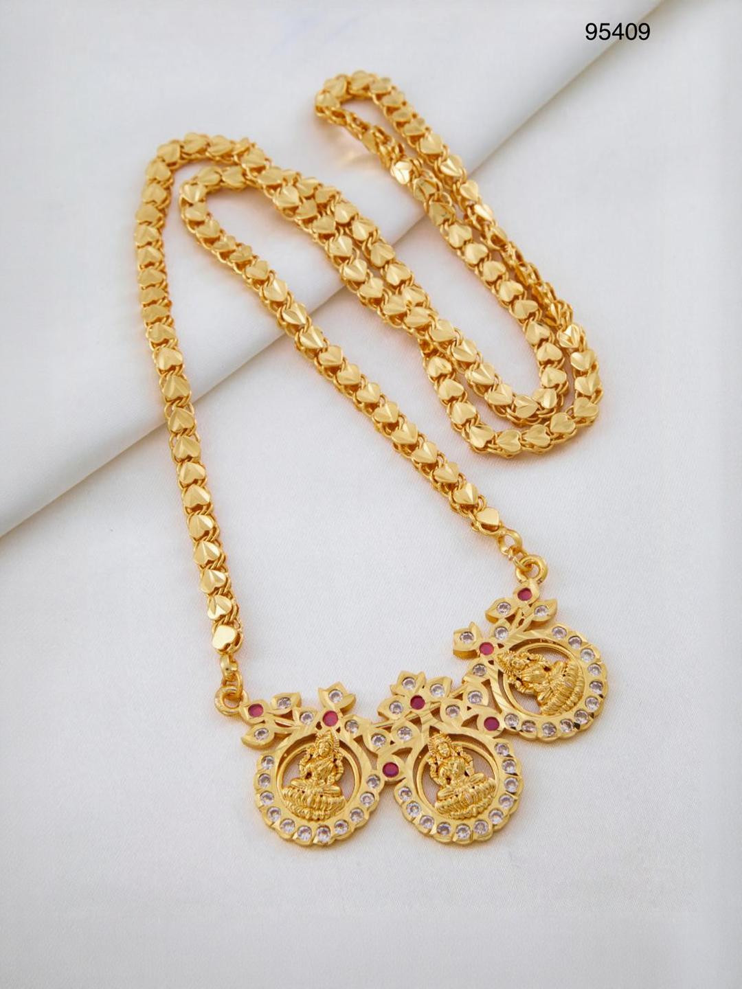 SAT KAIVAL FASHION Women Gold-Plated Mangalsutra