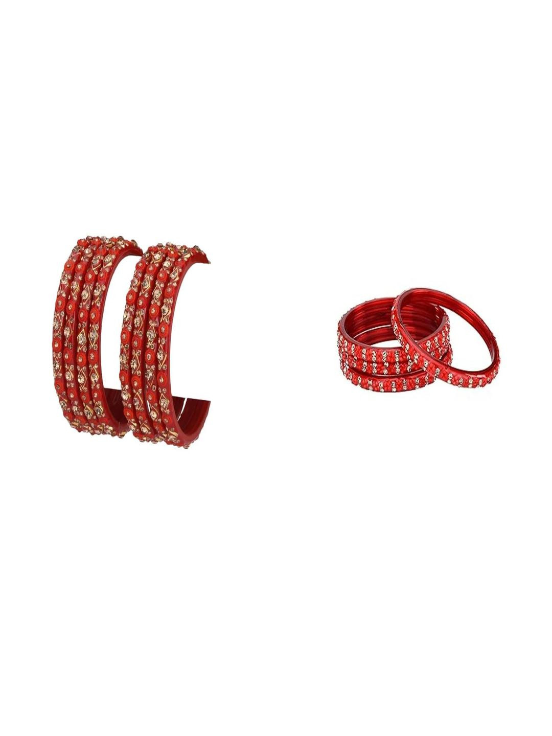 1ST TIME Women Set of 2 sets Traditional Glass Bangles