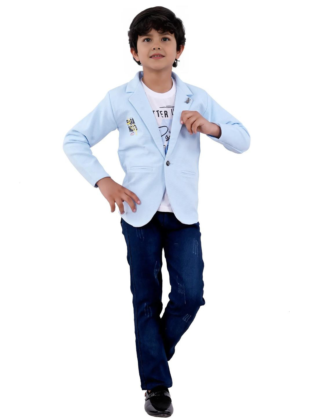 RICHIE RICH Kids Blue Stylish Formal Blazer