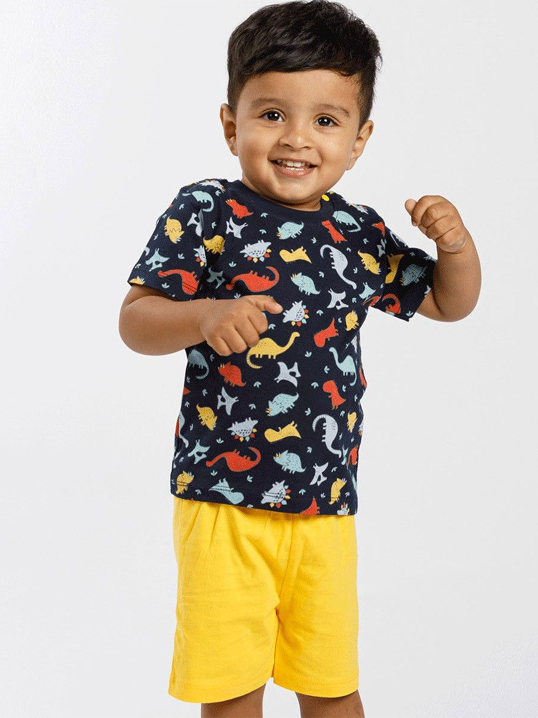Pubu Boys Printed T-shirt with Shorts
