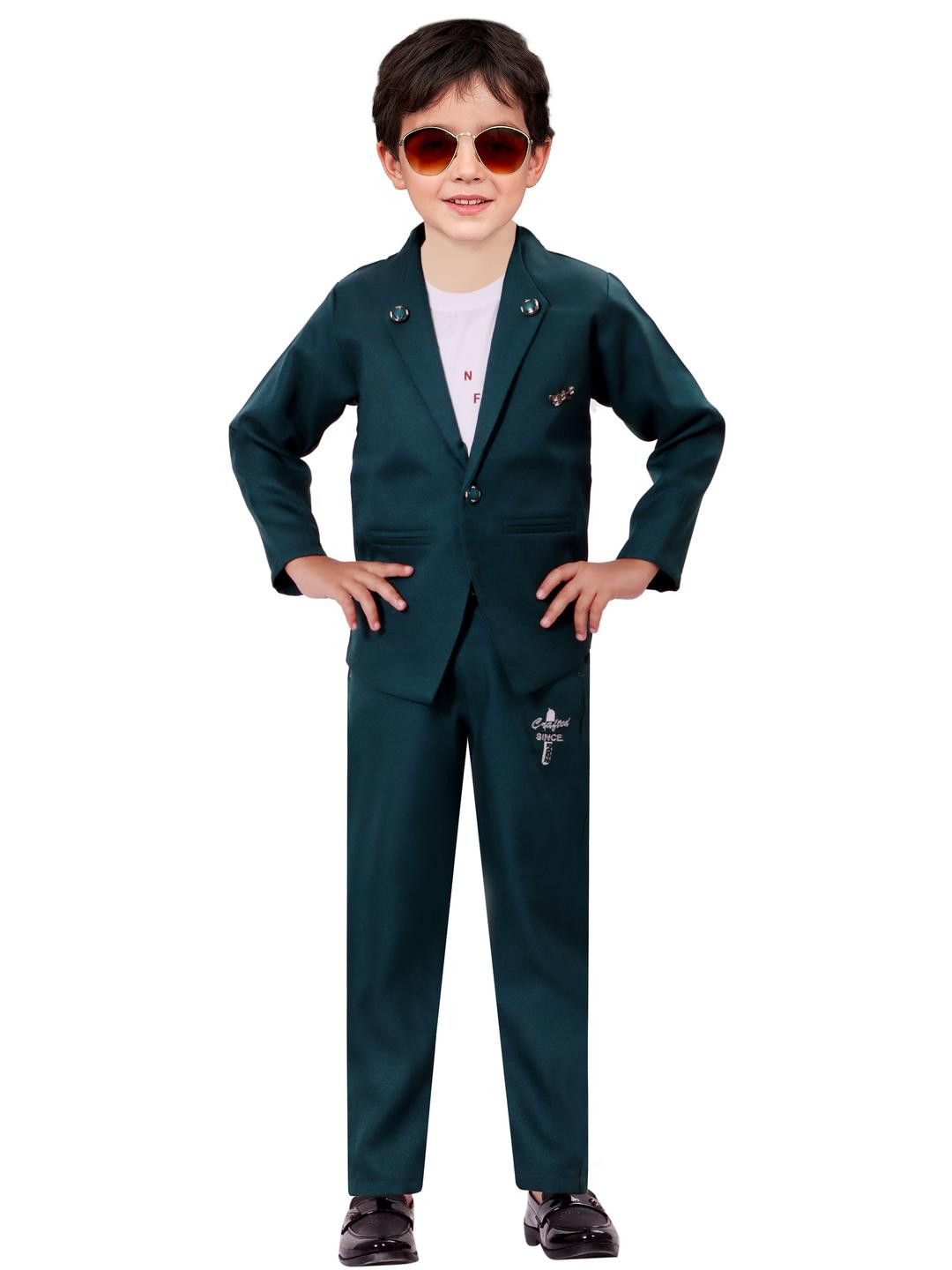RICHIE RICH Boys Single-Breasted Formal Blazer