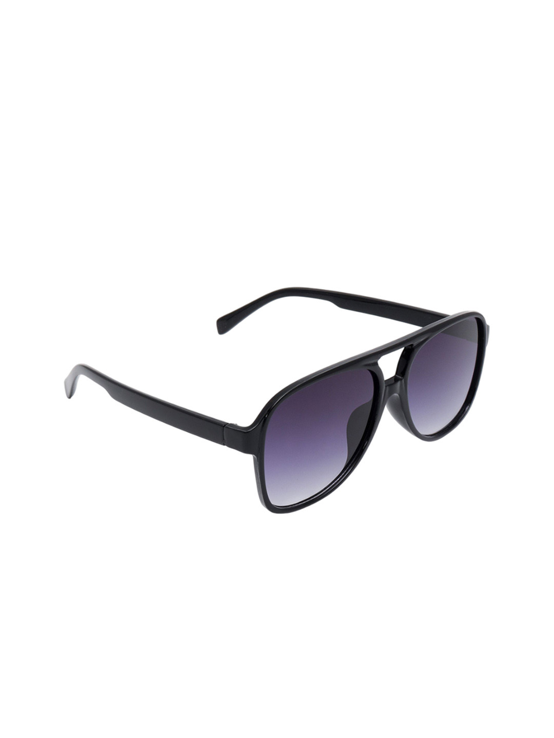 PELLE LUXUR Women Purple Lens & Black Aviator Sunglasses with UV Protected Lens PLSG8091