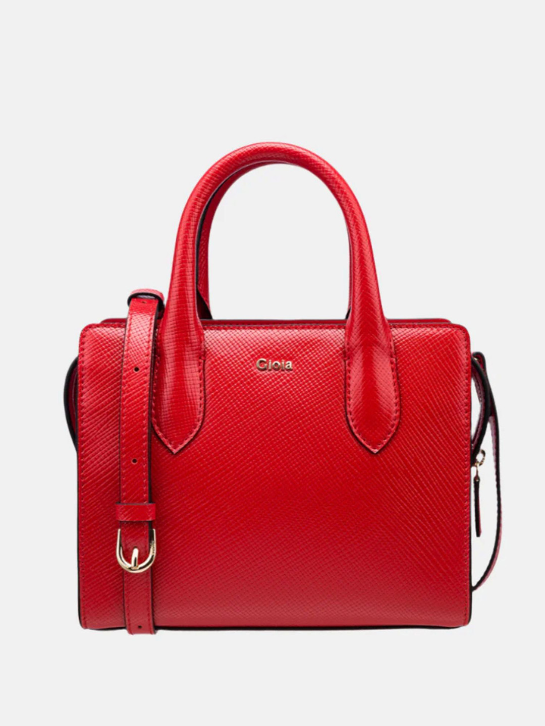 GIOIA Solid Textured Leather Bella Small Sling Bag