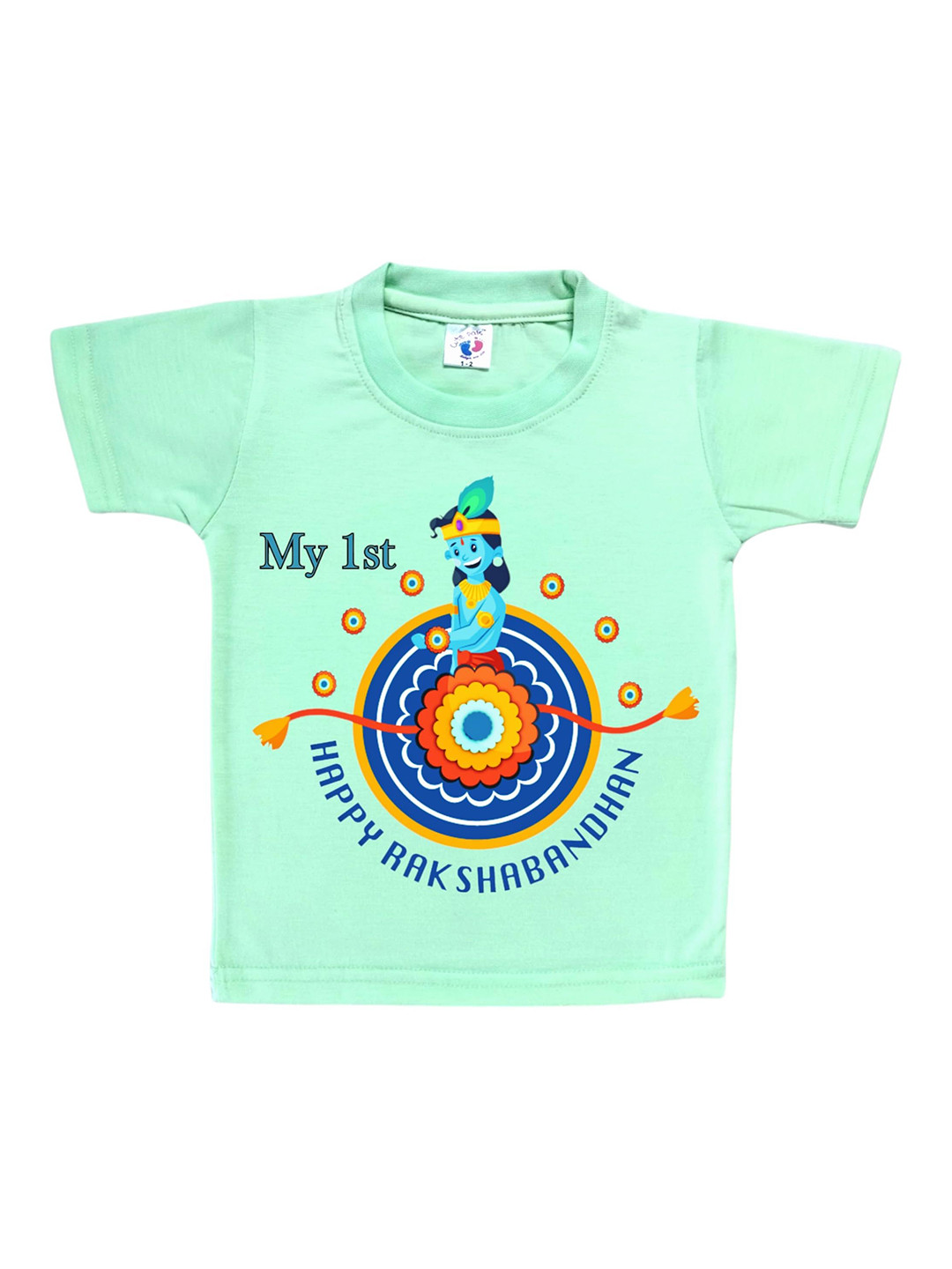 Cute Pals Kids Sports Printed Applique T-shirt