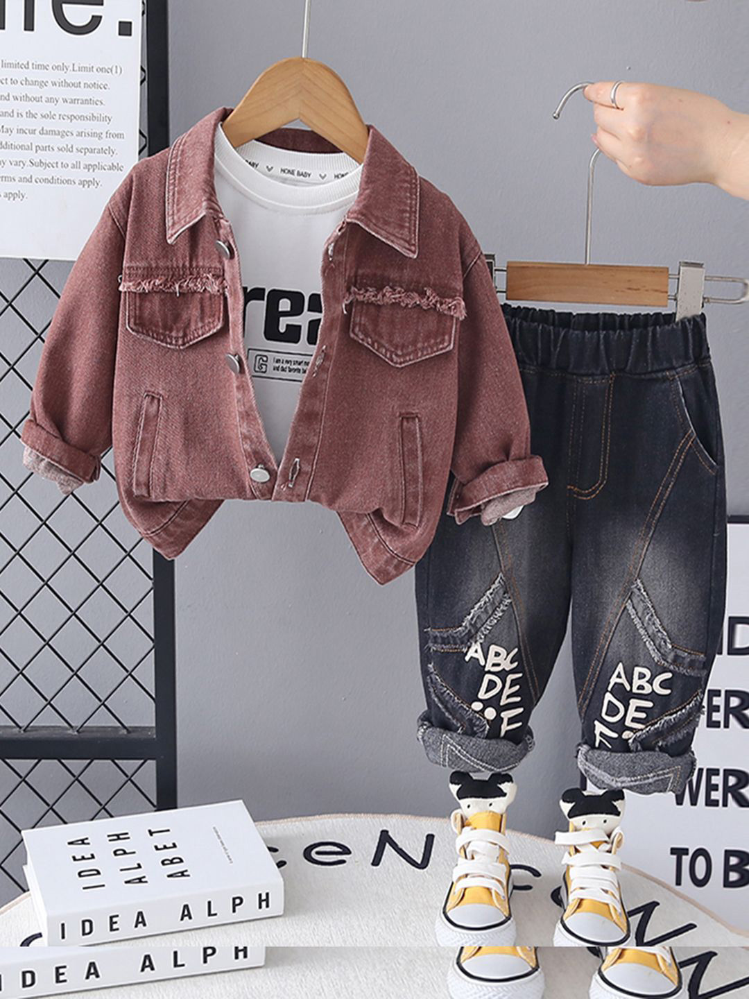 INCLUD Boys T-shirt & Shirt With Trousers