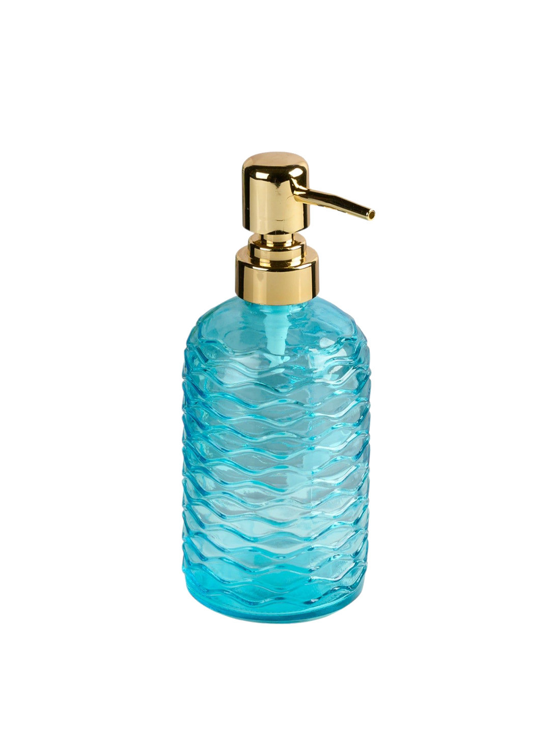 Kookee Blue Glass Handwash Soap Dispenser