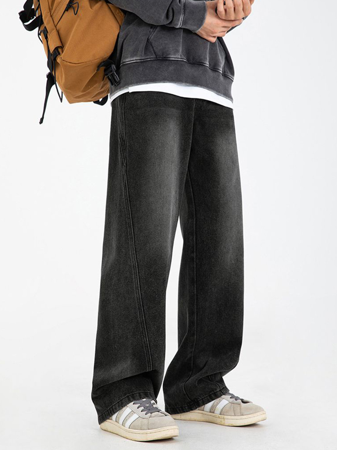 StyleCast x Revolte Men Mid-Rise Light Fade Retro Denims Jeans