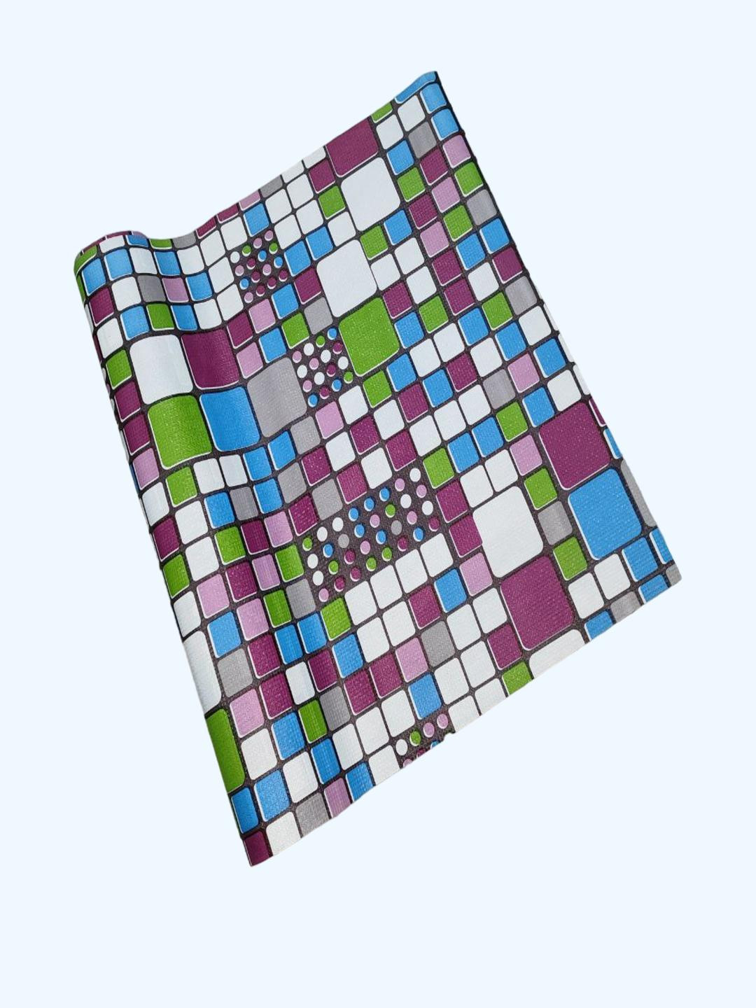 Furnish Flow Multicoloured Set of 1 Water Resistant Shelf Liner Organisers