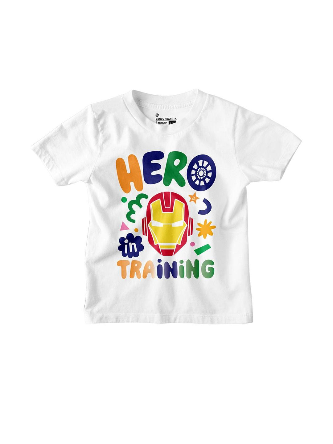 Bon organik Boys Marvel Hero's Independence Day Flag Tshirt