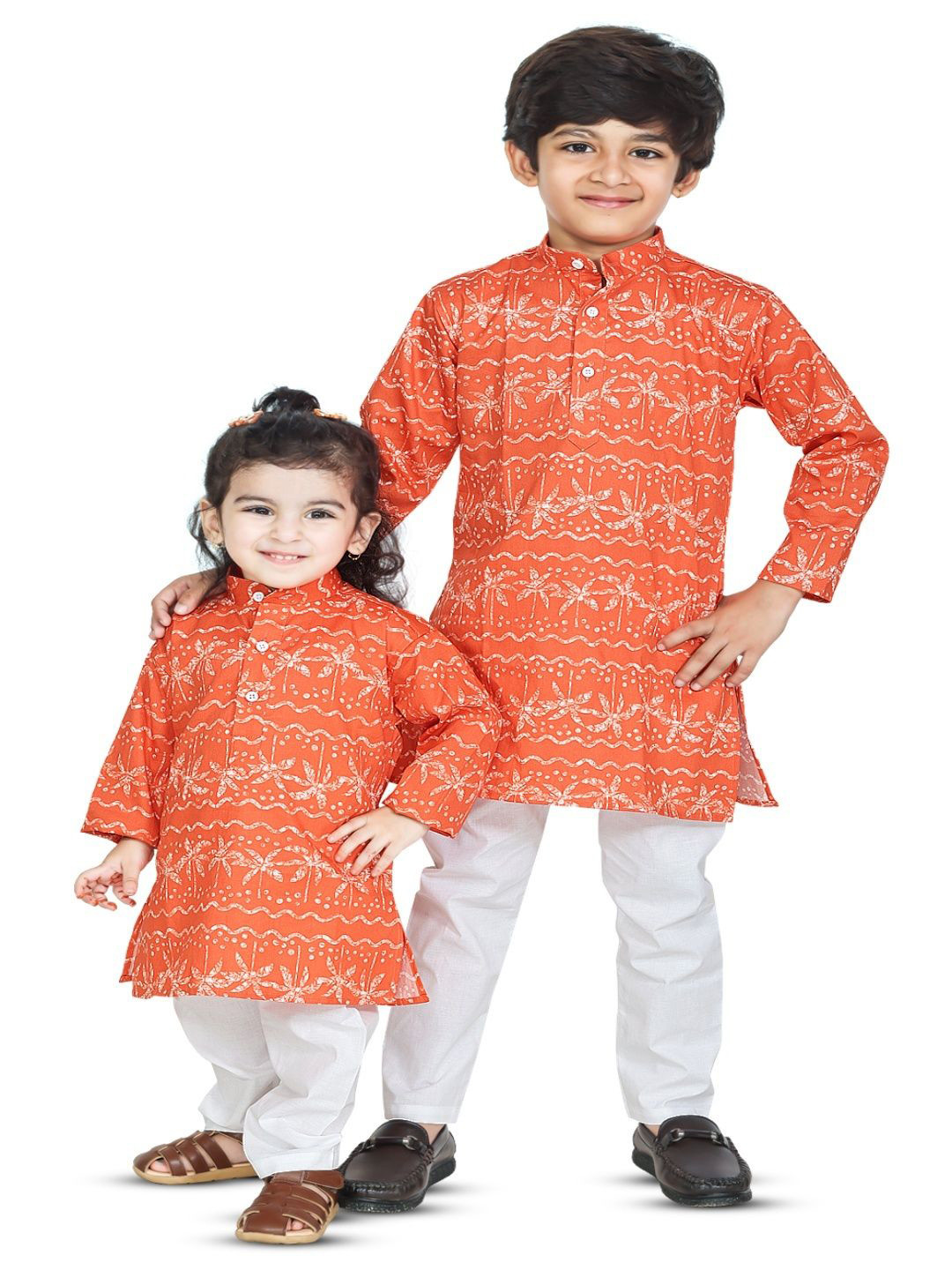 BABY CLOSET Kids Ethnic Motifs Printed Regular Pure Cotton Kurta with Trousers