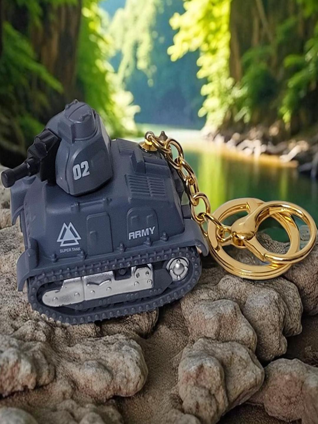 ADOREAL Grey Tank Keychain