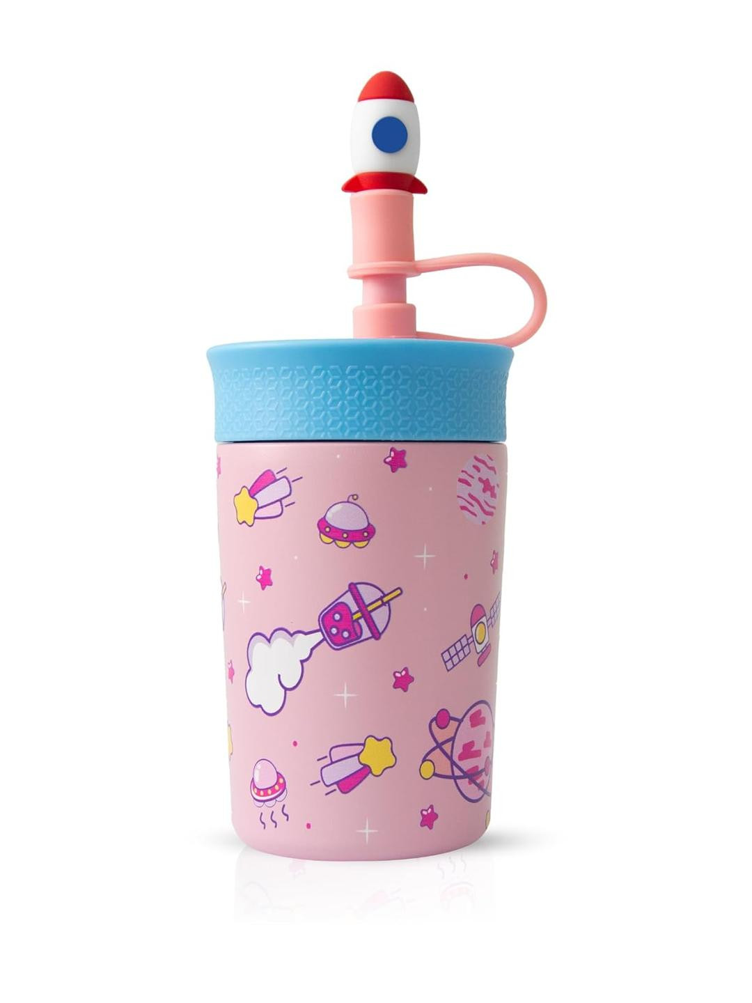 ONE AND ONLY Pink Stainless Steel Space Theme Tumbler