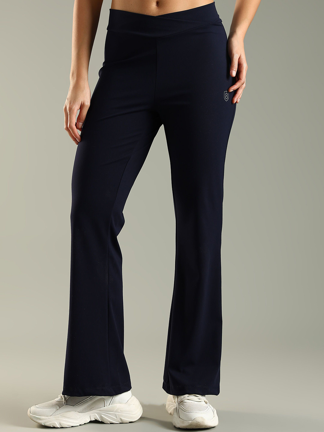 DOMIN8 Women Lightweight Boot Cut Stretchy Tight