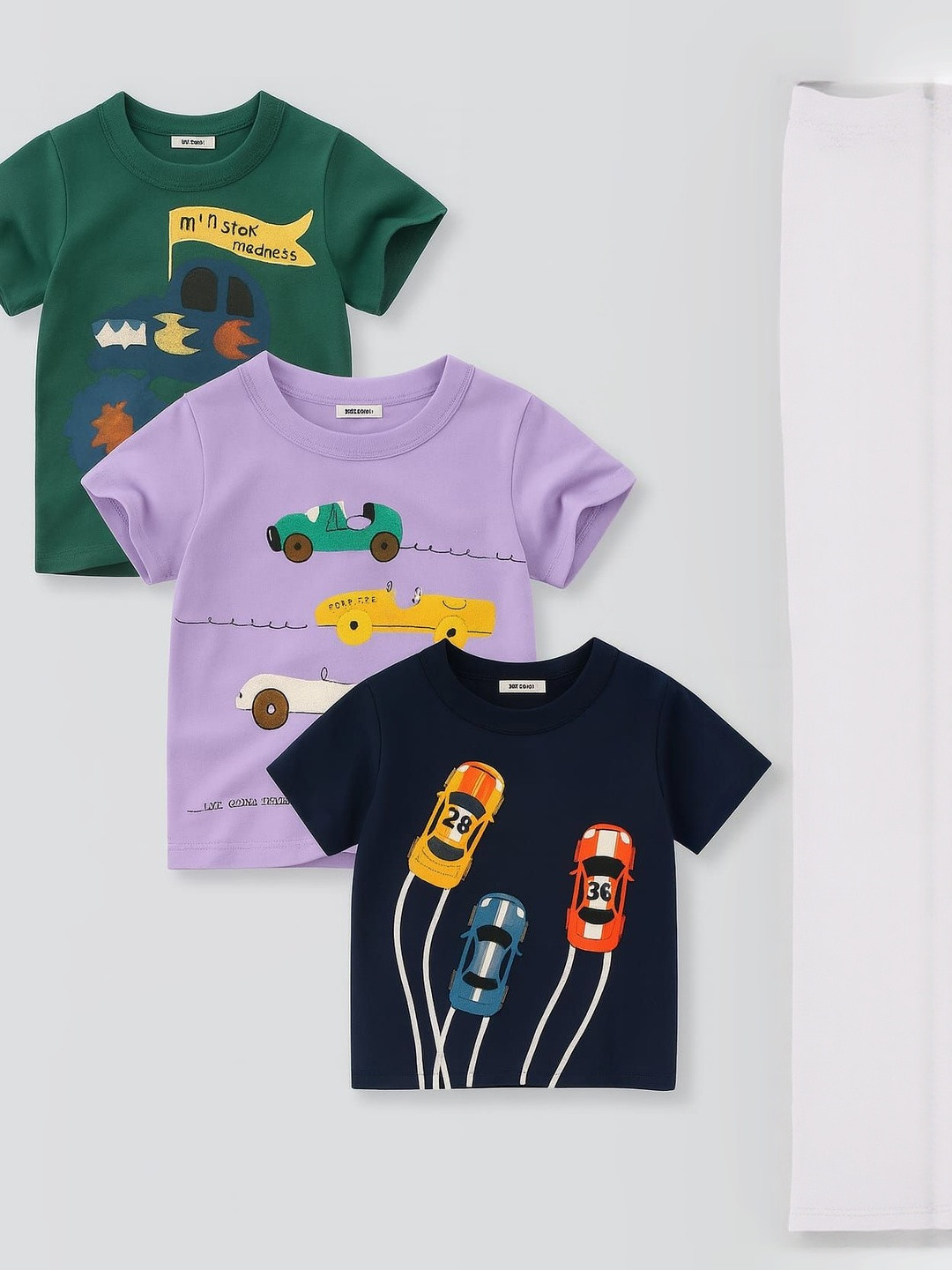 DAMN GUD DG Boys Pack Of 3 Printed T-shirts