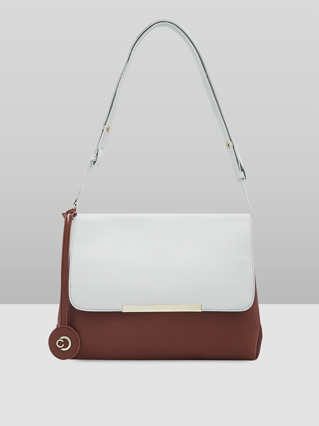 Caprese Fenne Women Chocolate Small Satchel Bag