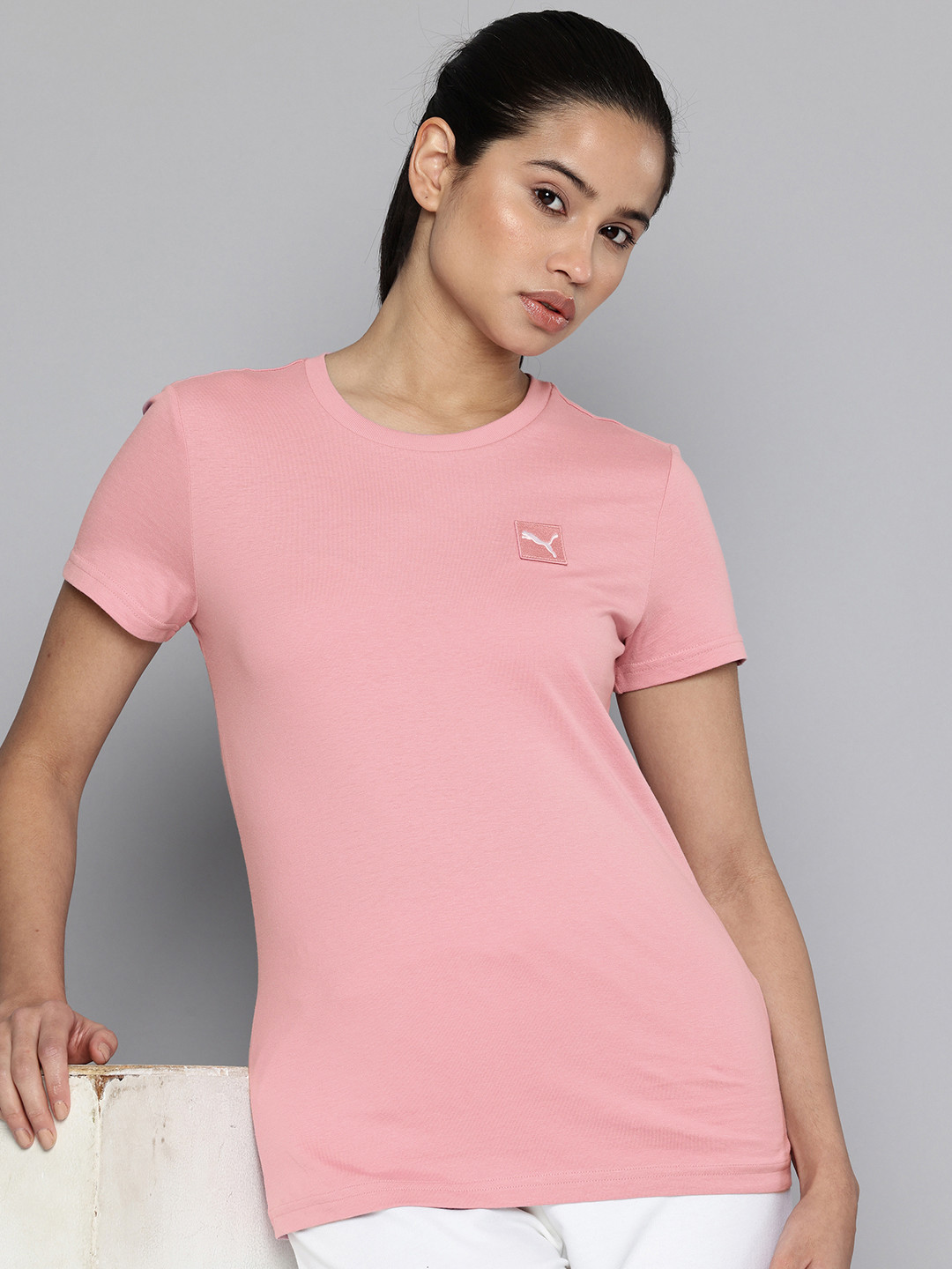 Puma Elevated Pure Cotton Applique T-shirt