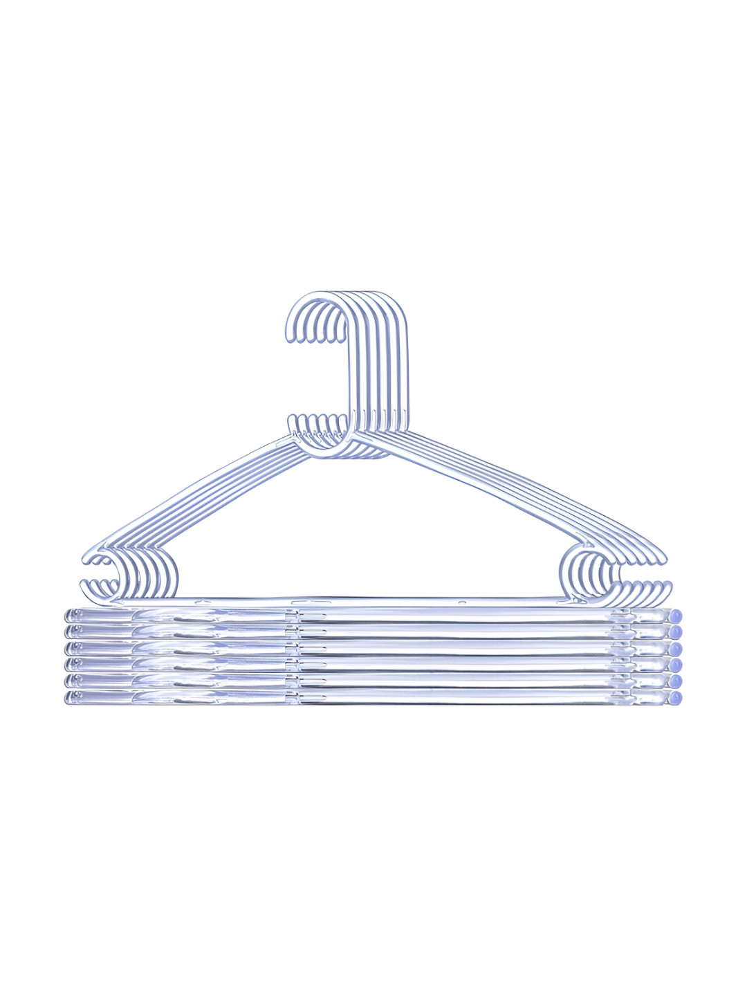 Aura Transparent 12 Pieces Clothes Hangers