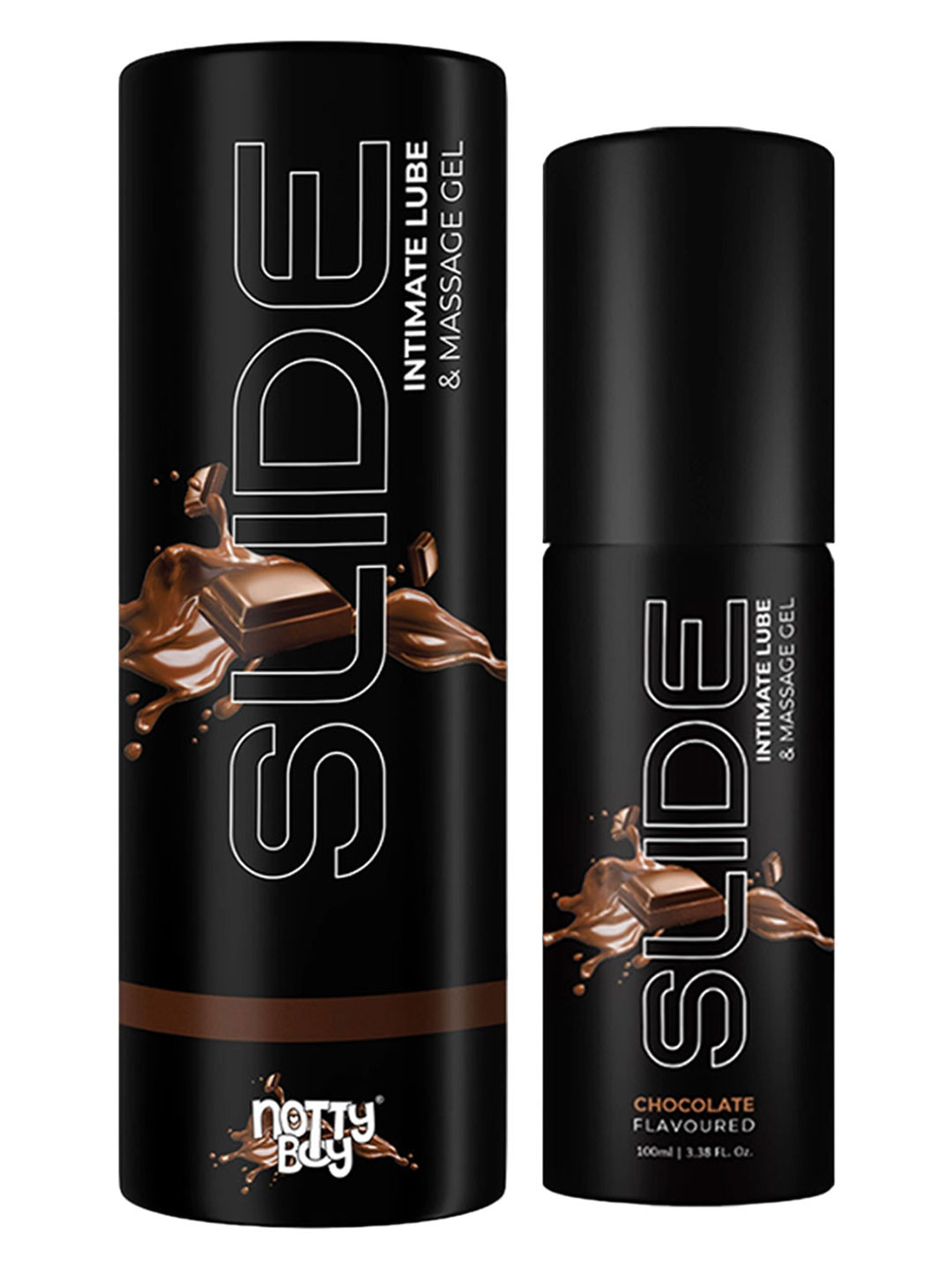 noTTy Boy Men Chocolate Flavoured Intimate Lube & Massage Gel - 100 ml