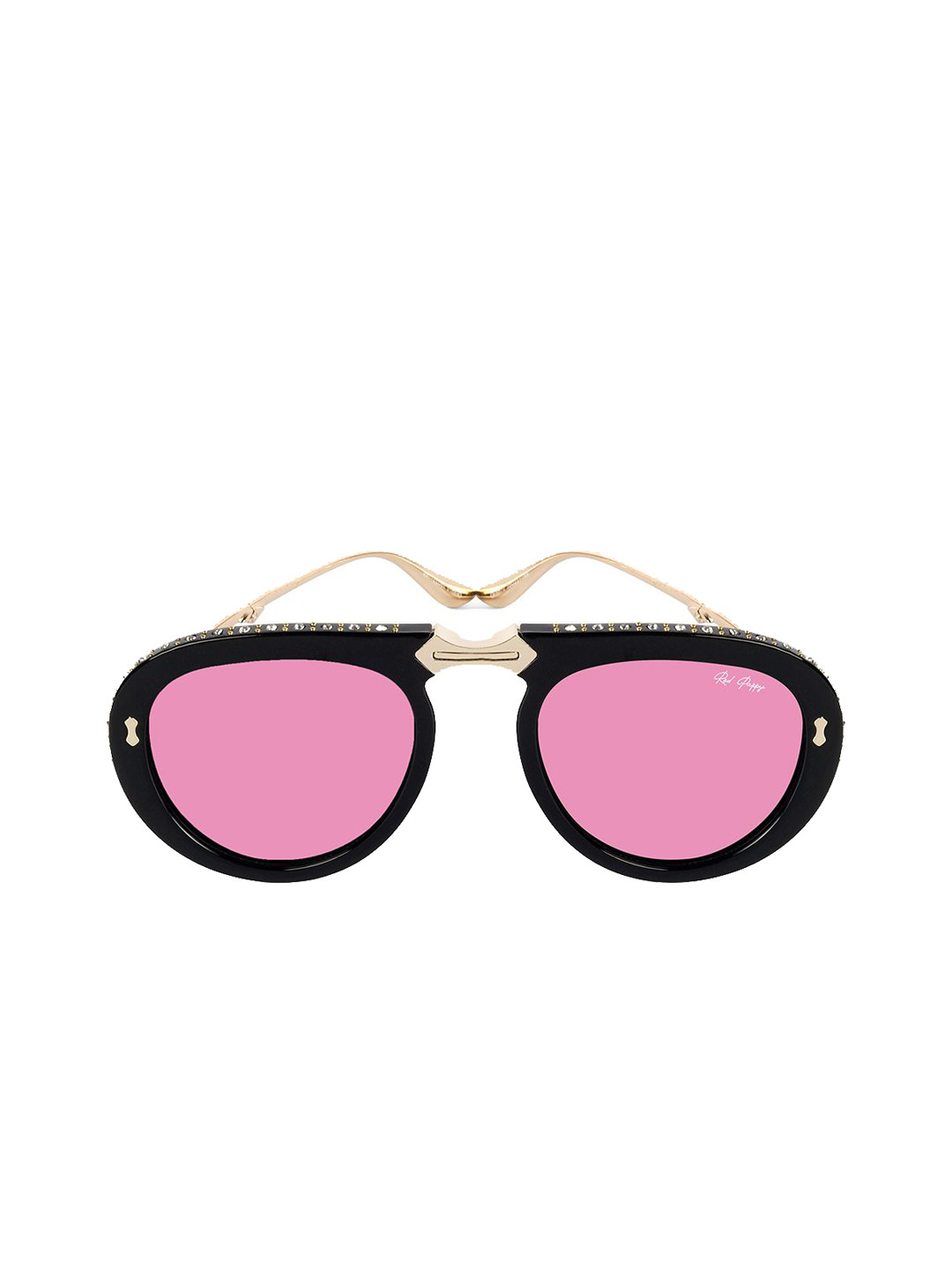 Woggles Unisex Aviator Sunglasses with UV Protected Lens WO-RP-M-8870C2