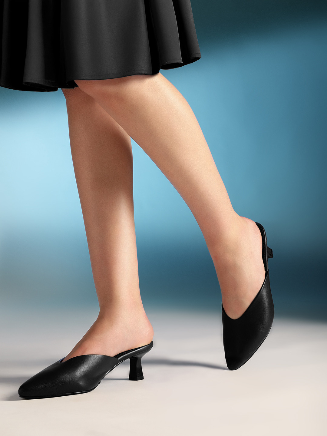 Nautica Kitten Heel Mules